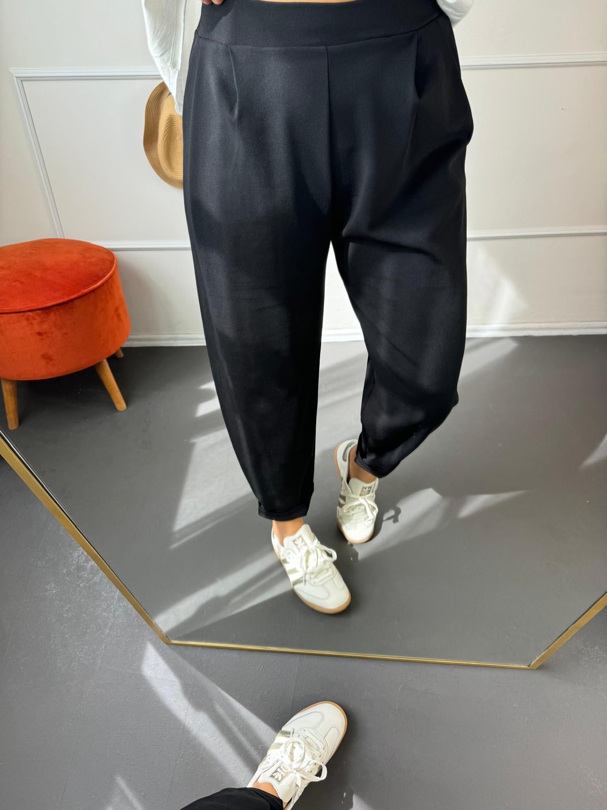 Belı Lastıklı Pantalon