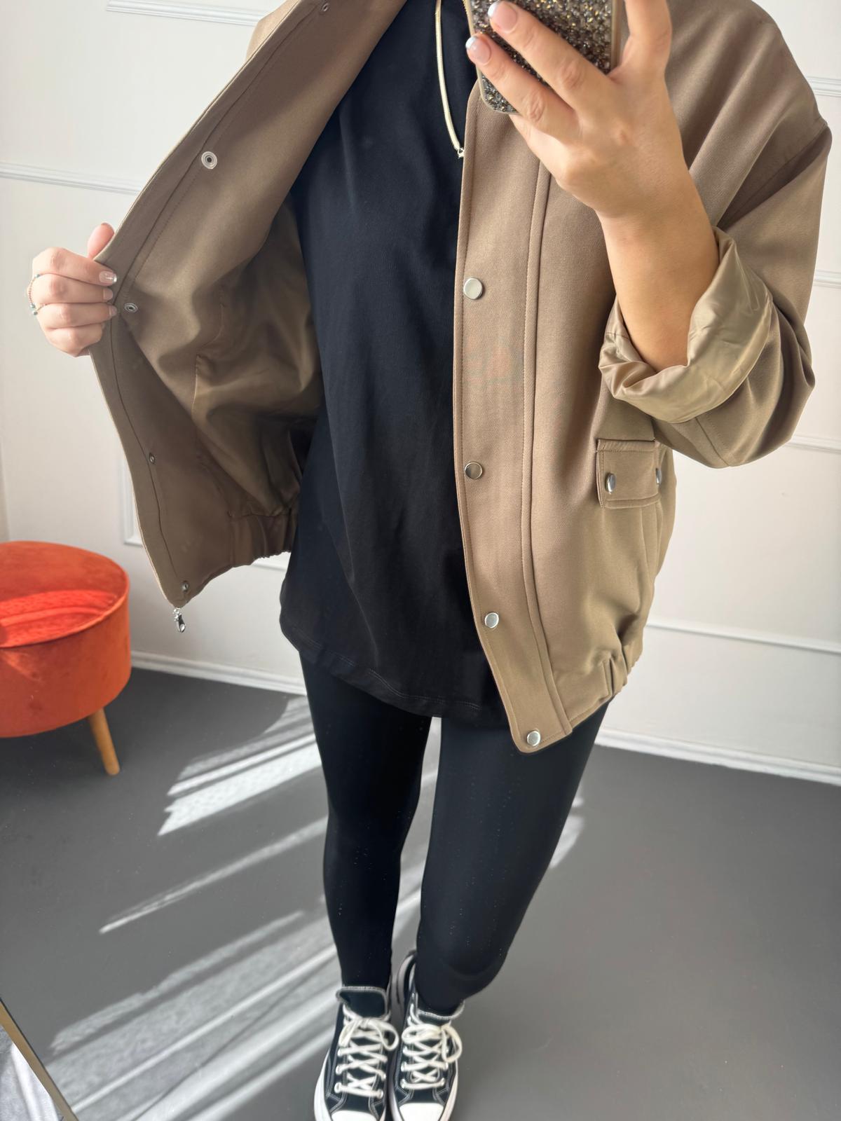 Bomber Astarlı Ceket