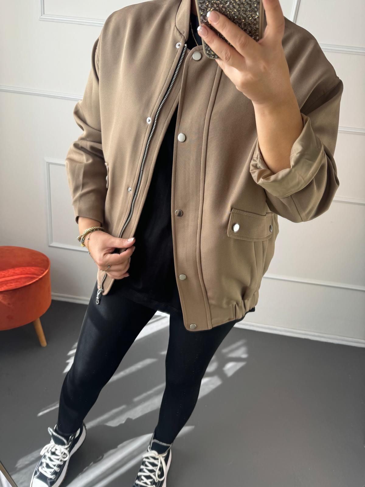 Bomber Astarlı Ceket