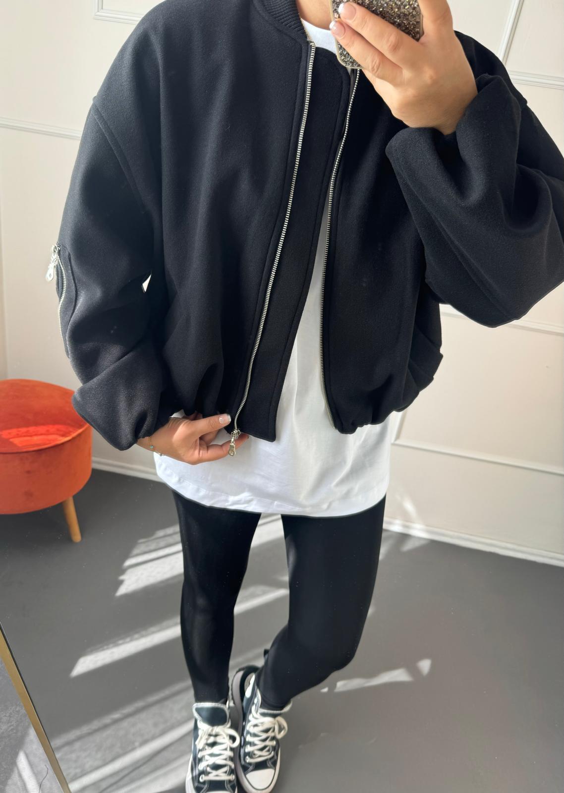 Bomber Astarlı Ceket