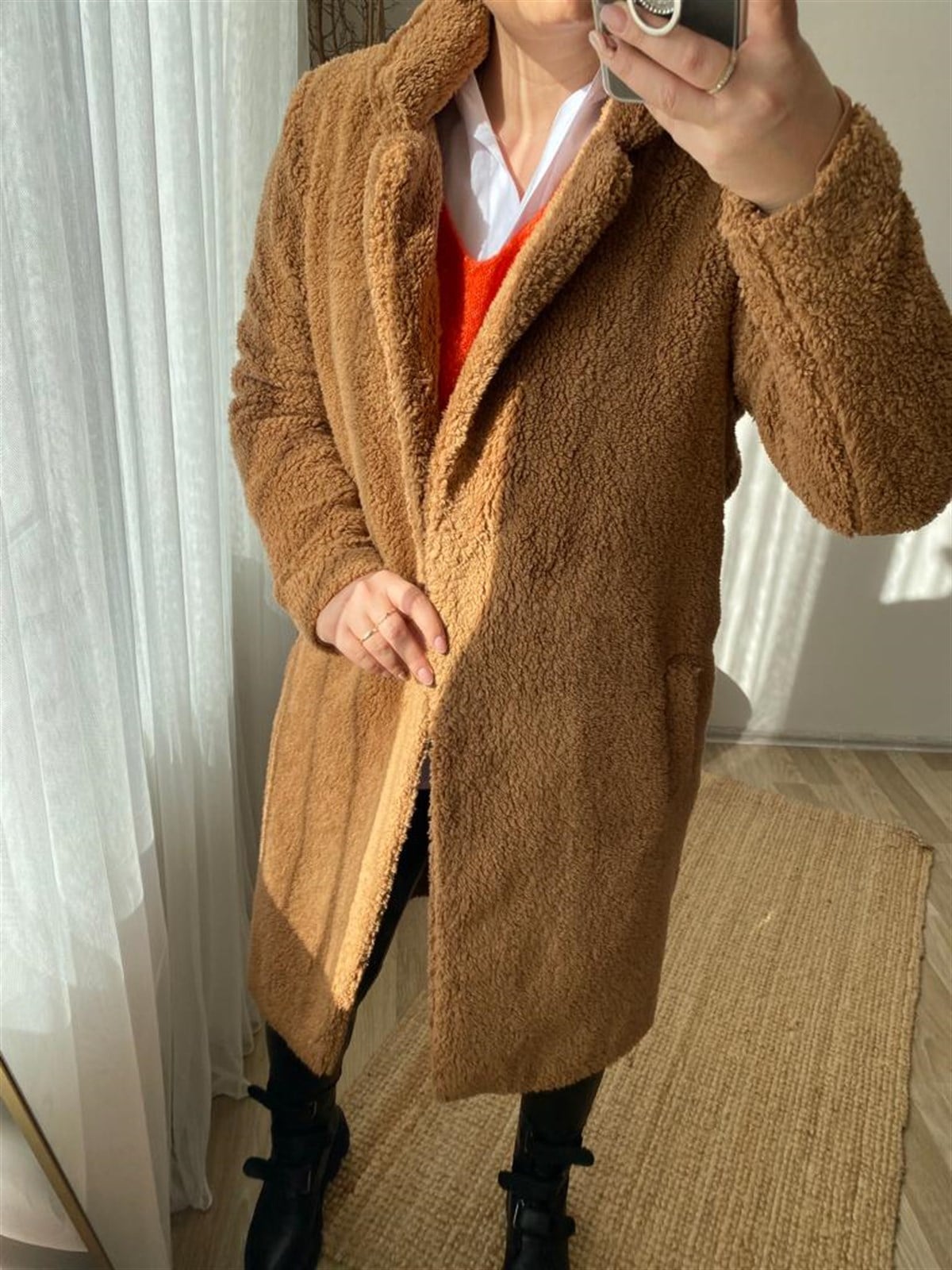 Dılvın astarlı tok yapı teddy kaban