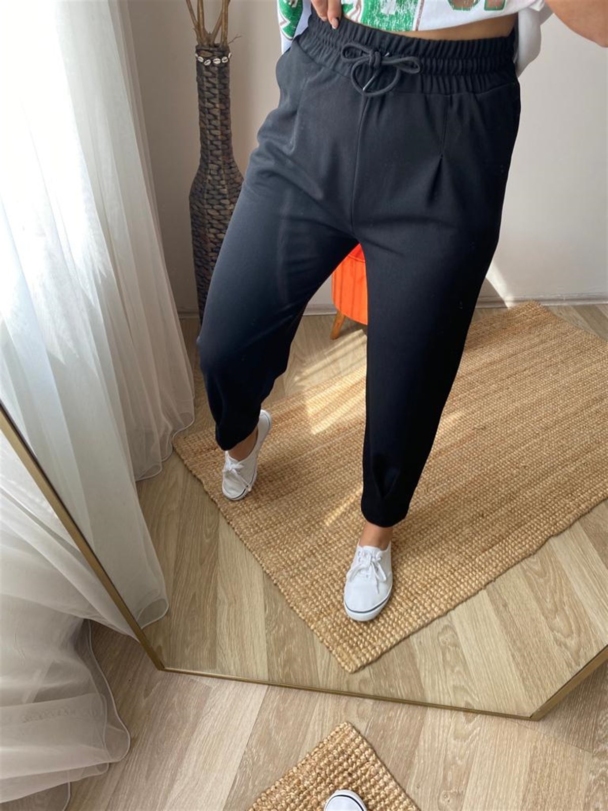 Ekstra yuksek bel full lıkralı pantalon