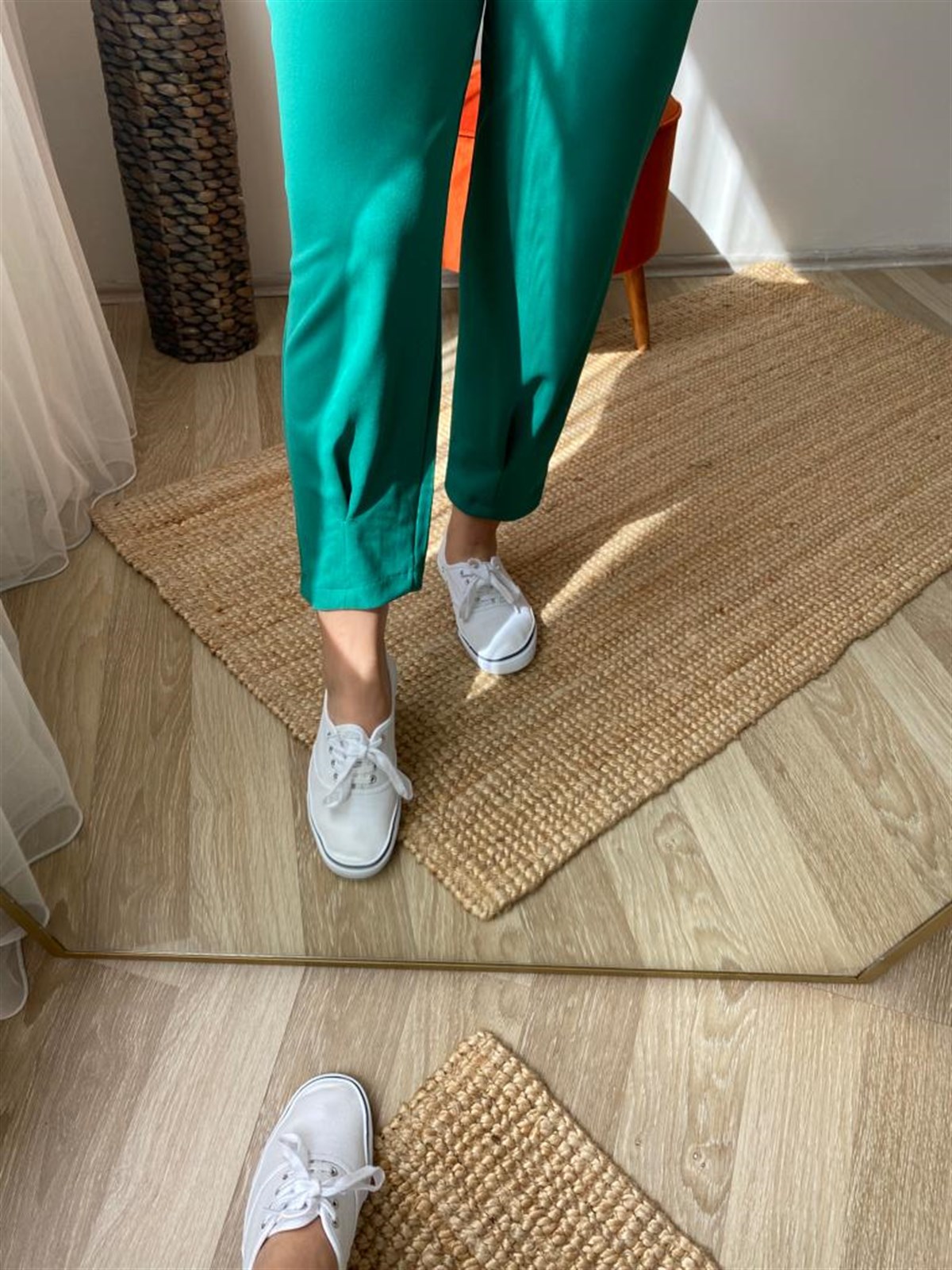 Ekstra yuksek bel full lıkralı pantalon