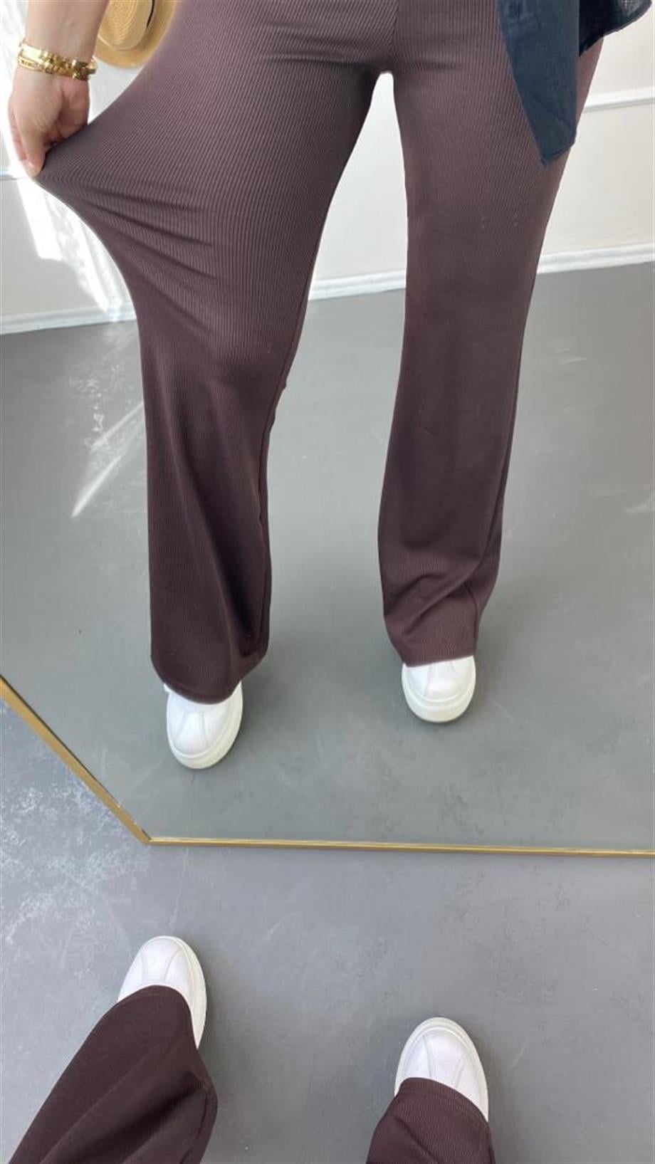 Fıtıllı tayt pantalon