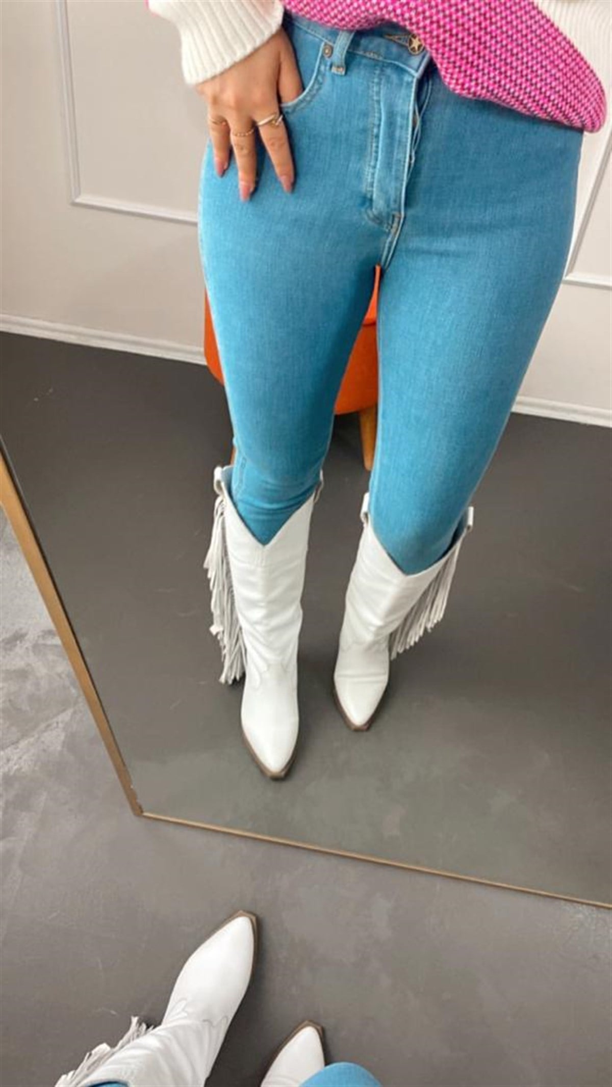 Full lıkralı jean