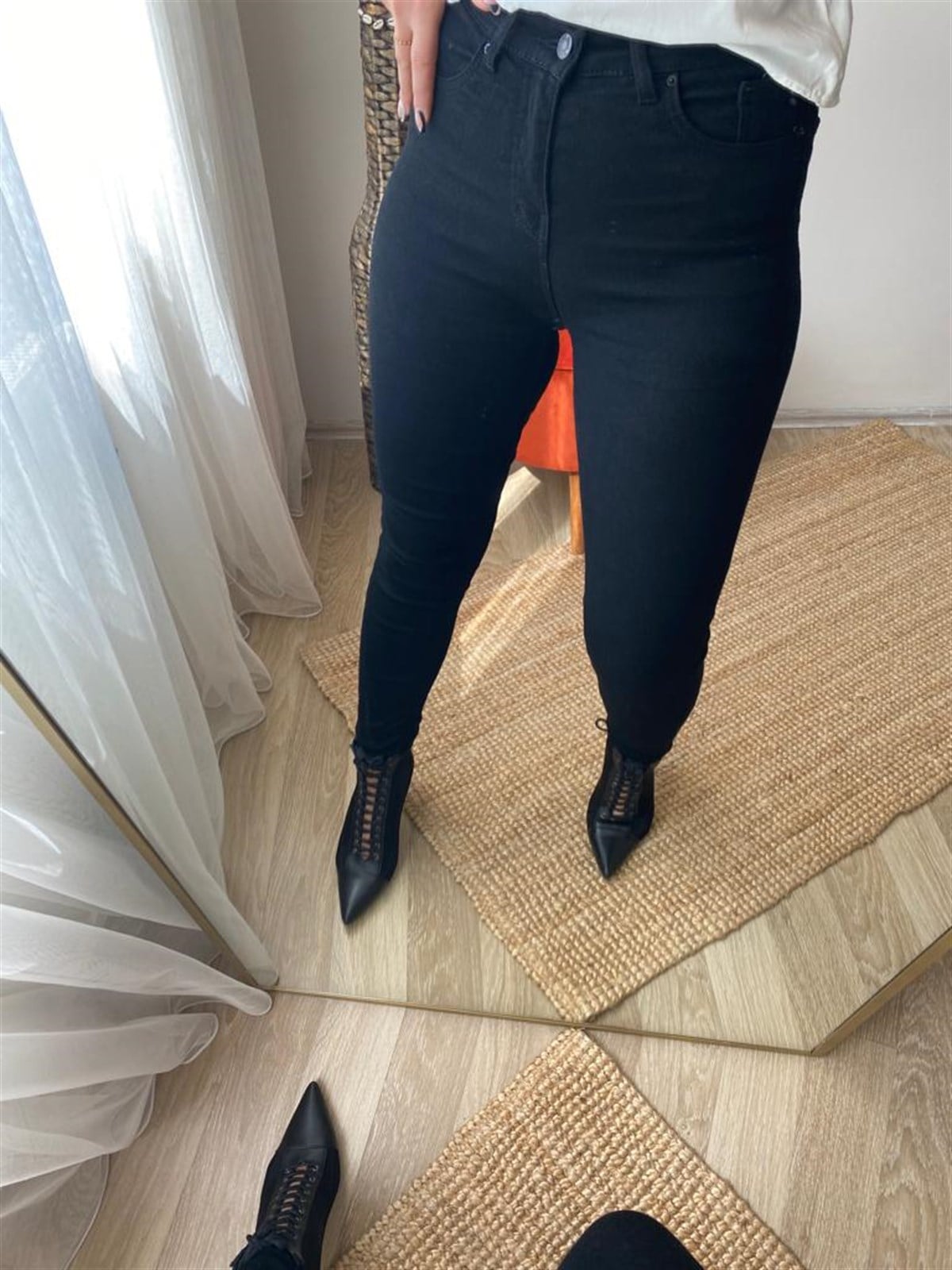 Full lıkralı orme pantalon
