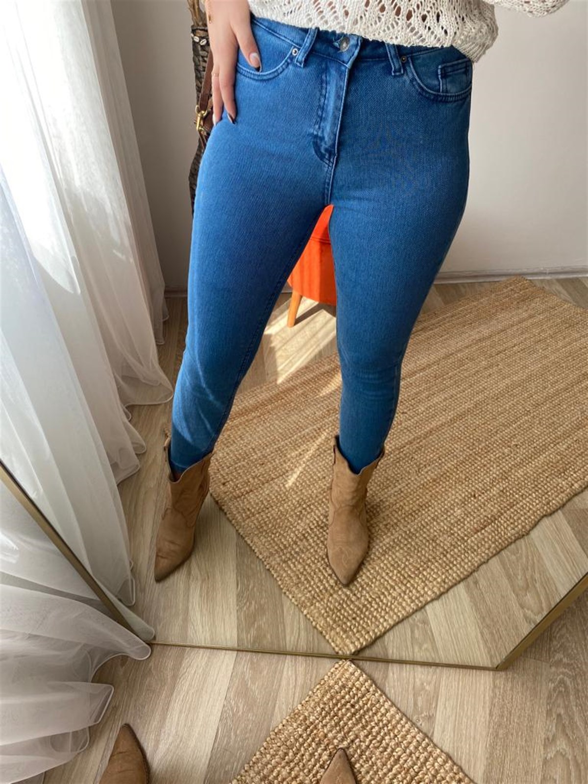 Full lıkralı orme pantalon