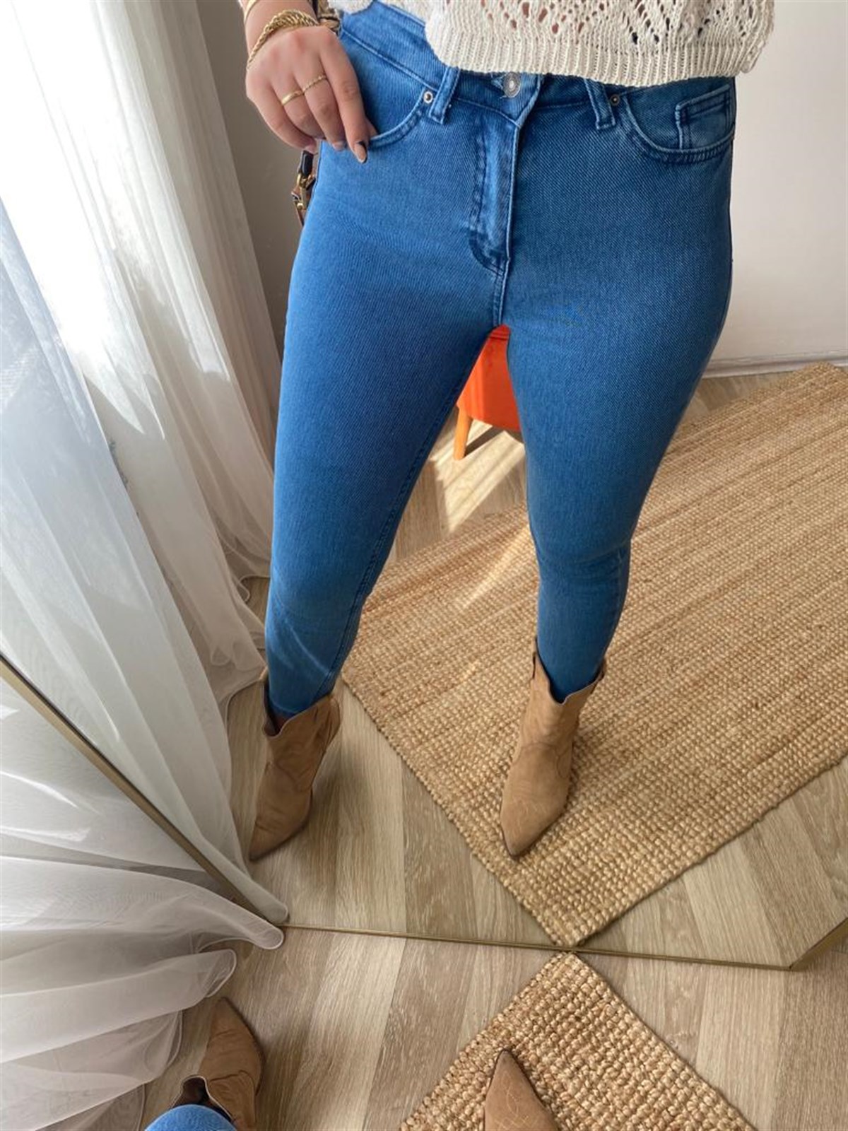 Full lıkralı orme pantalon