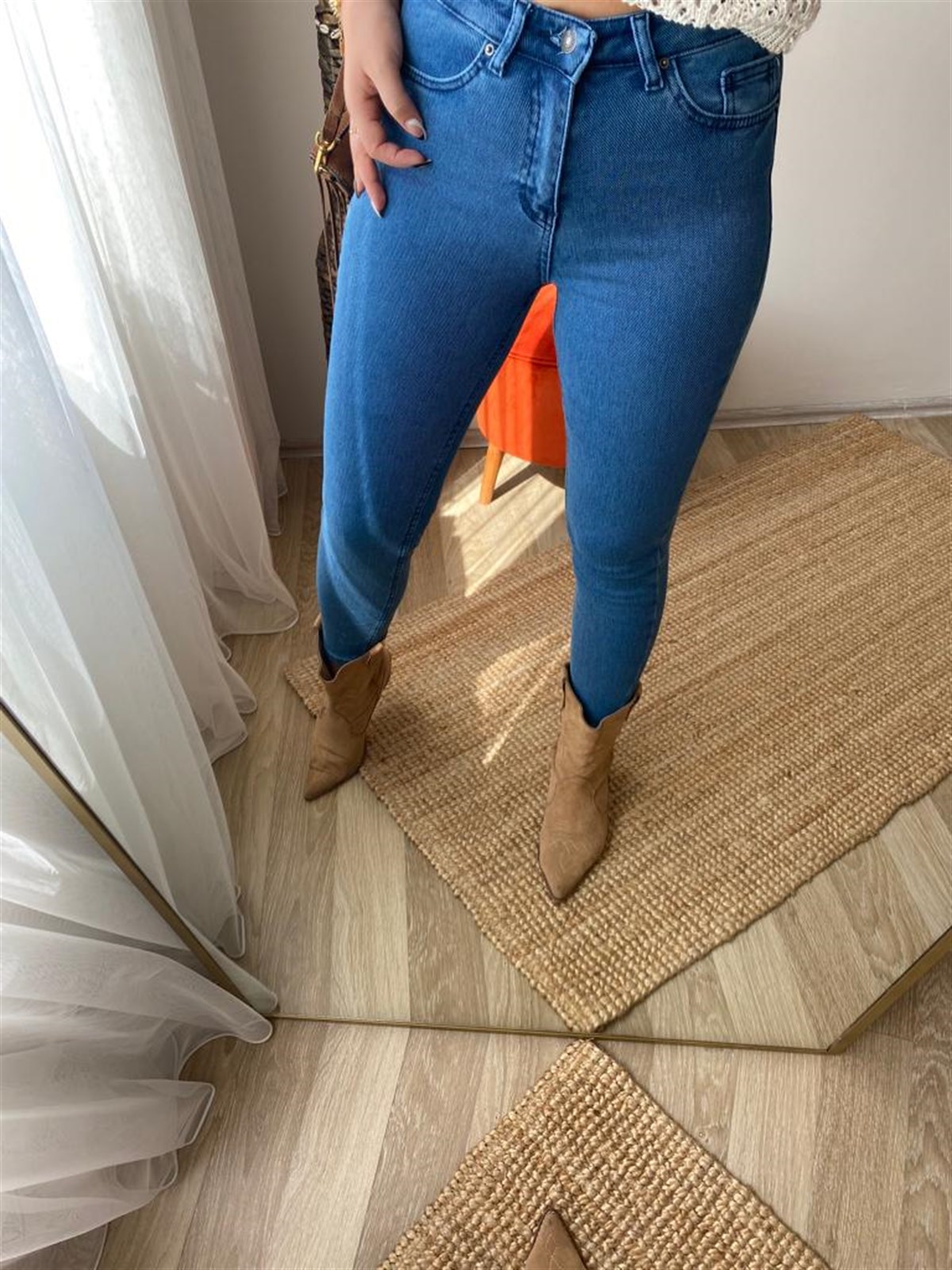Full lıkralı orme pantalon