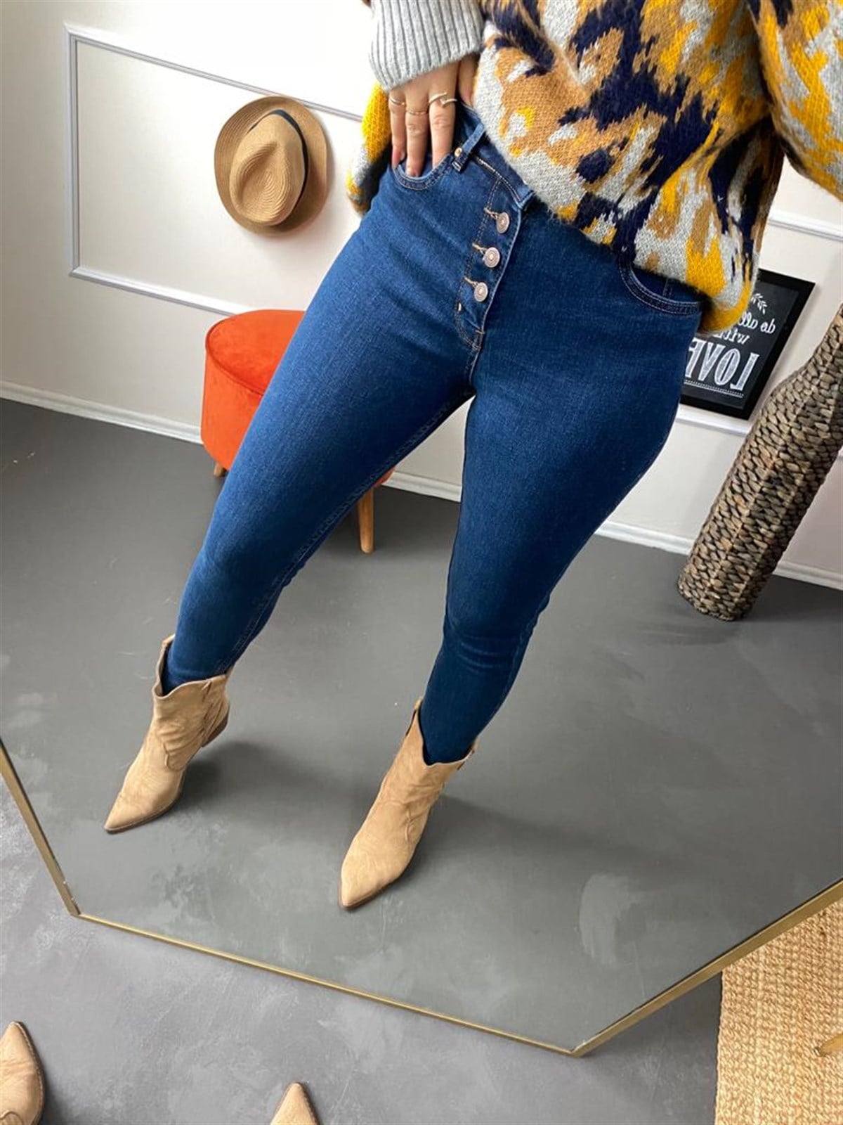 Full lıkralı pantalon