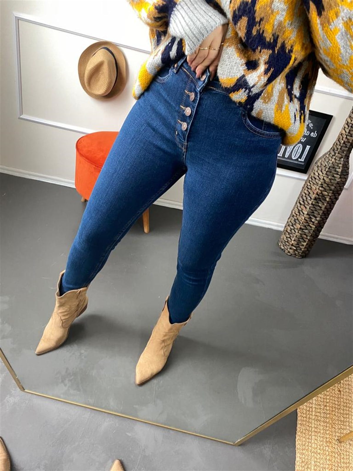 Full lıkralı pantalon