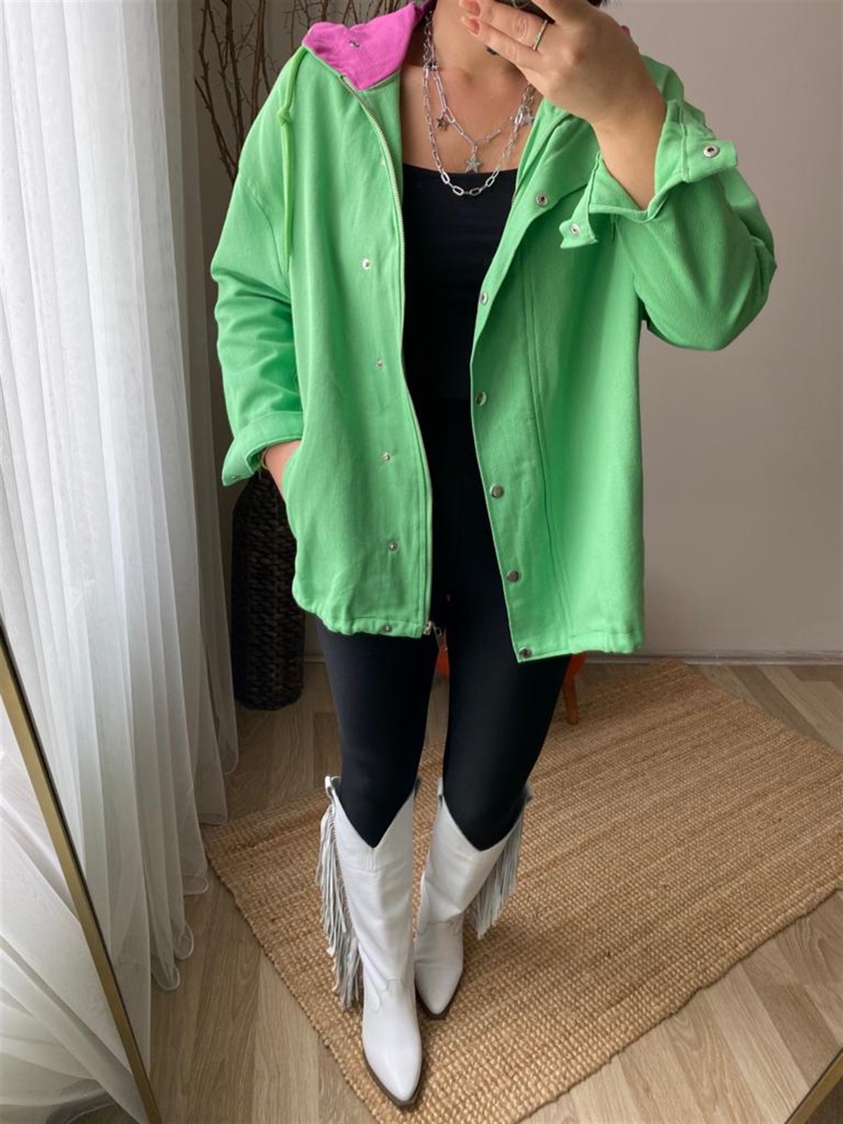 Gabardın mevsımlık ceket