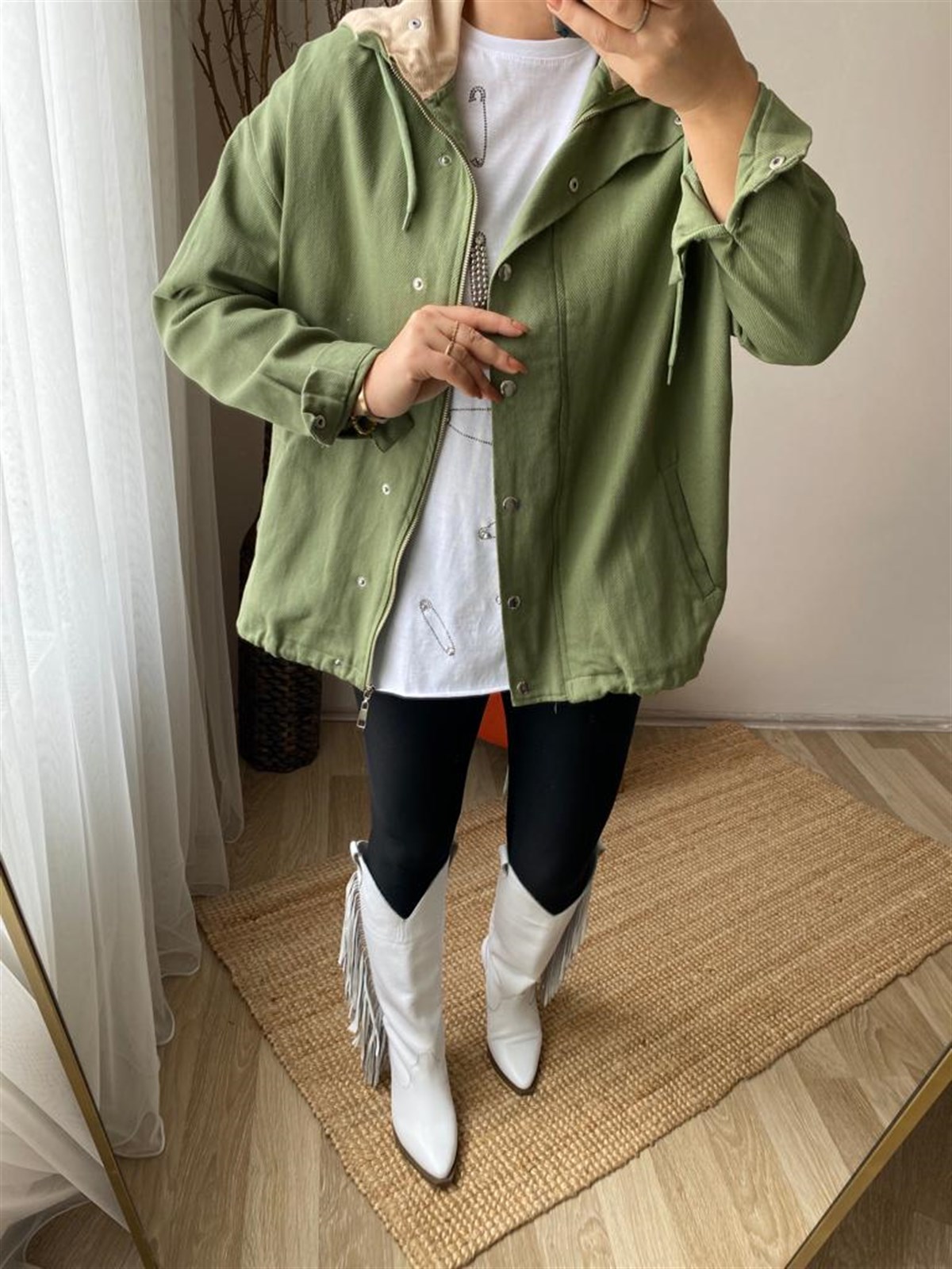 Gabardın mevsımlık ceket