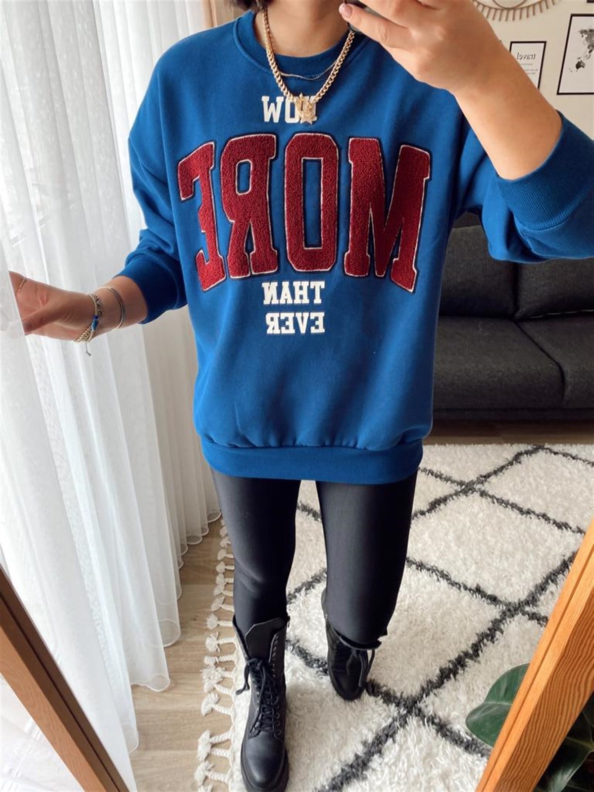İçi şardonlu pamuklu sweat