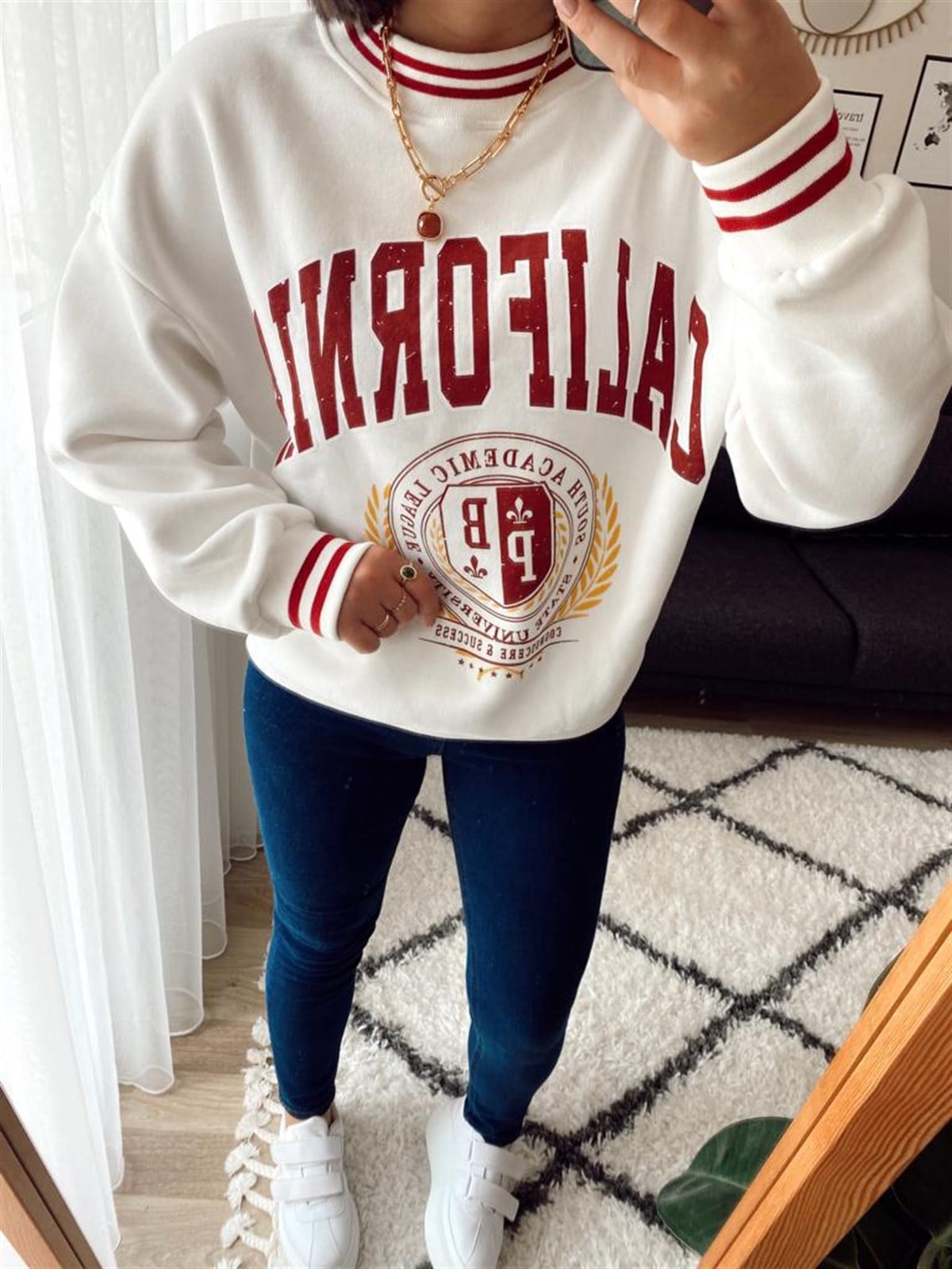 İçi şardonlu pamuklu sweat
