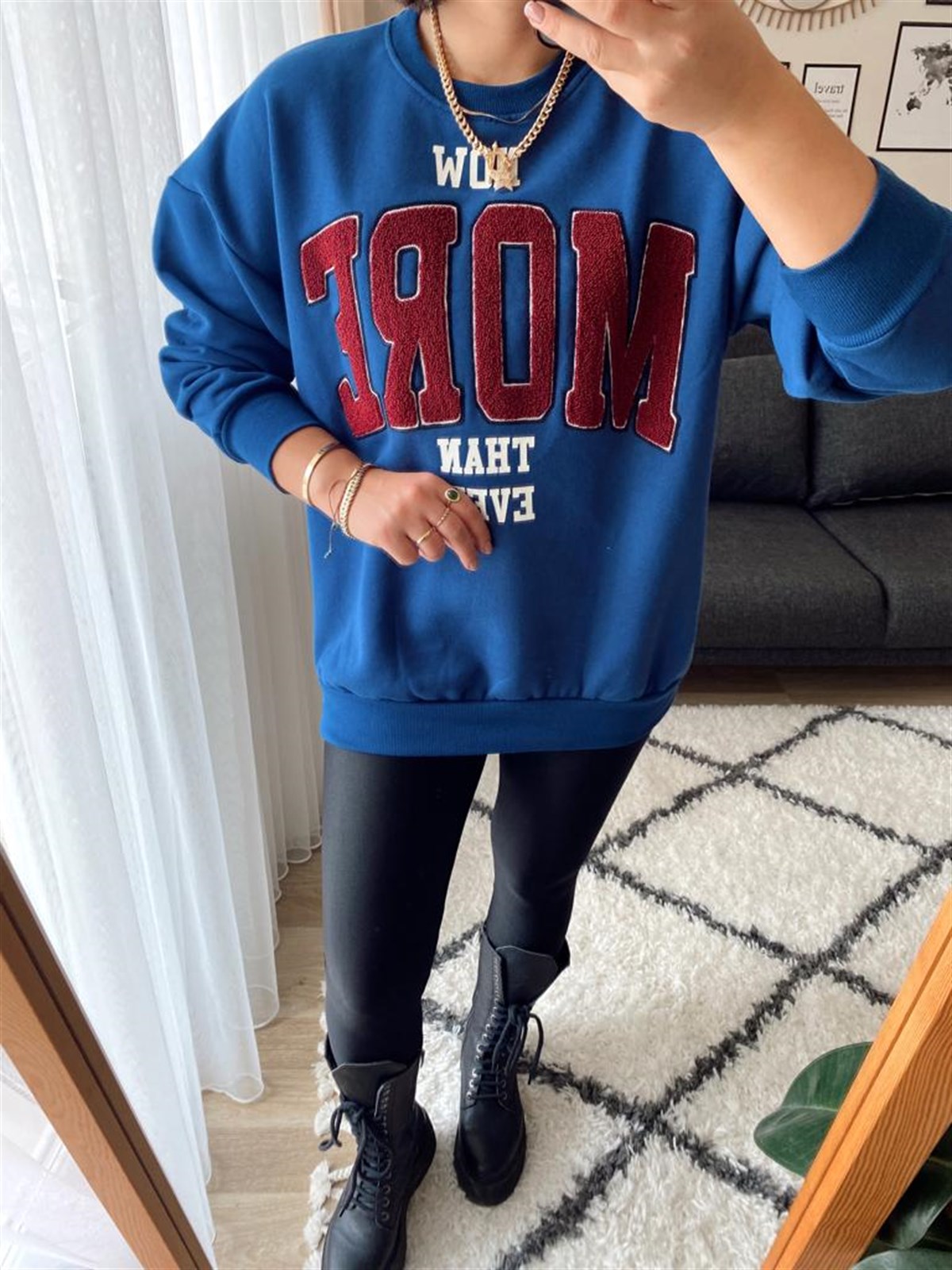 İçi şardonlu pamuklu sweat