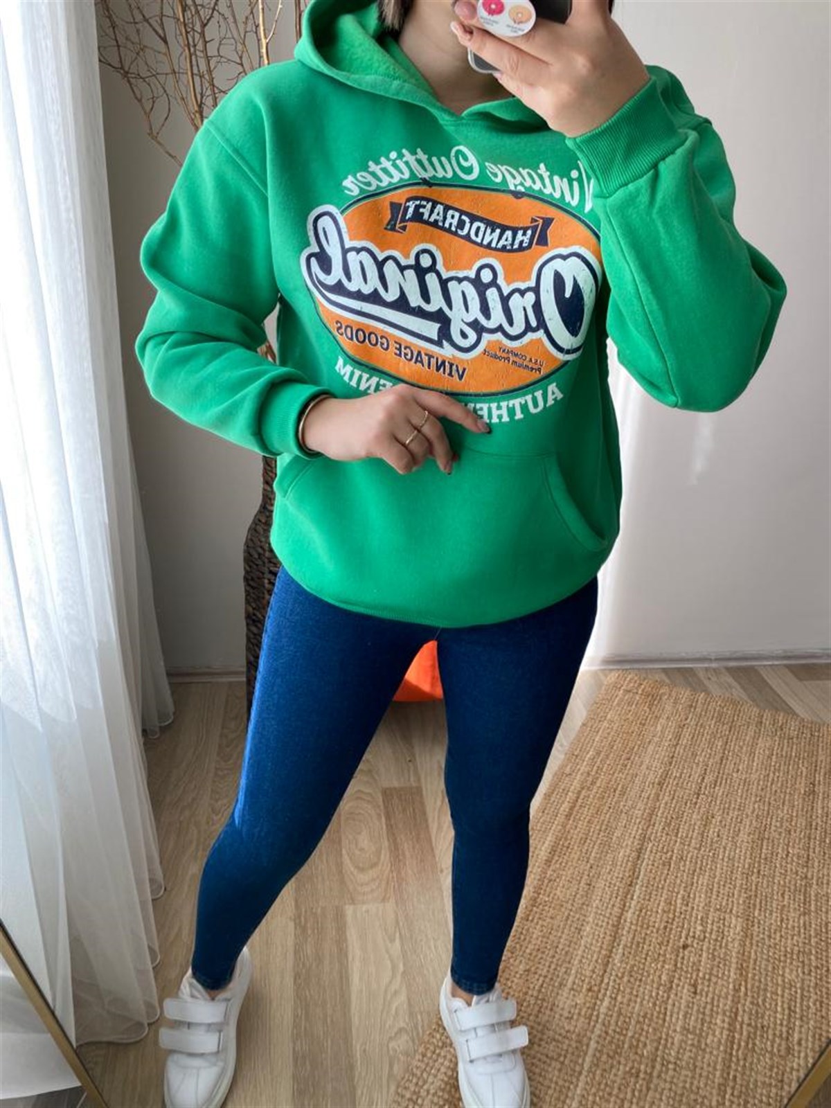 Icı sardonlu rahat kalıp sweat