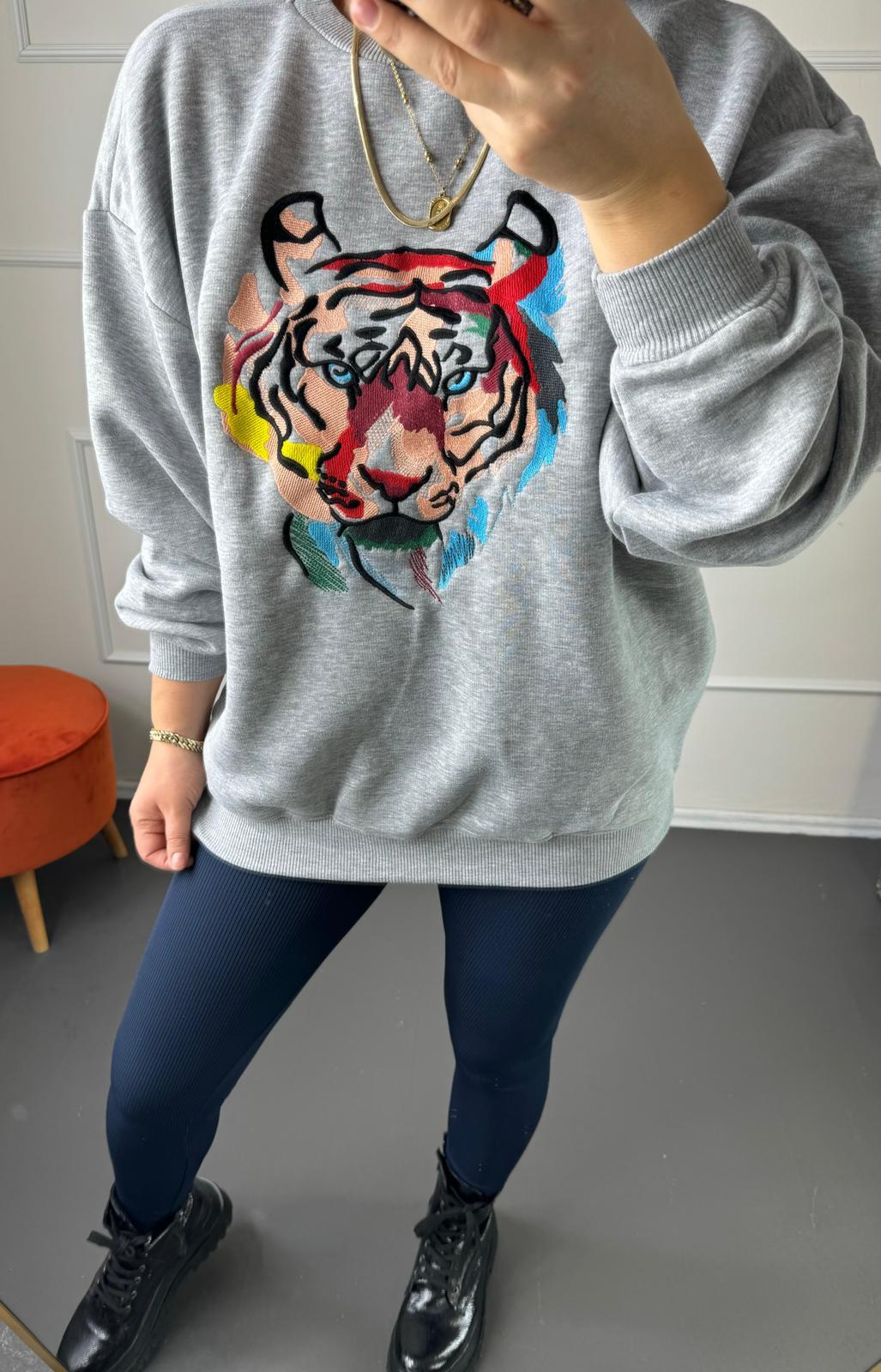 Kaplanlı Sweatshirt