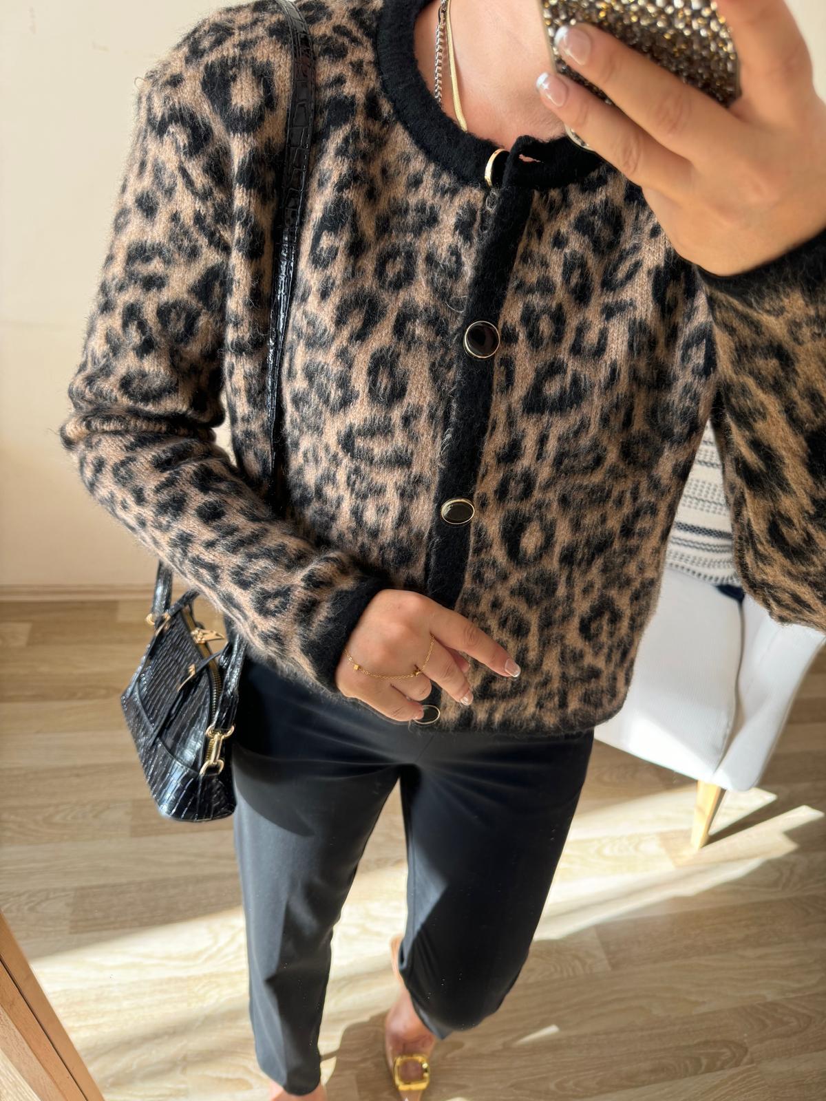 Leopar hırka