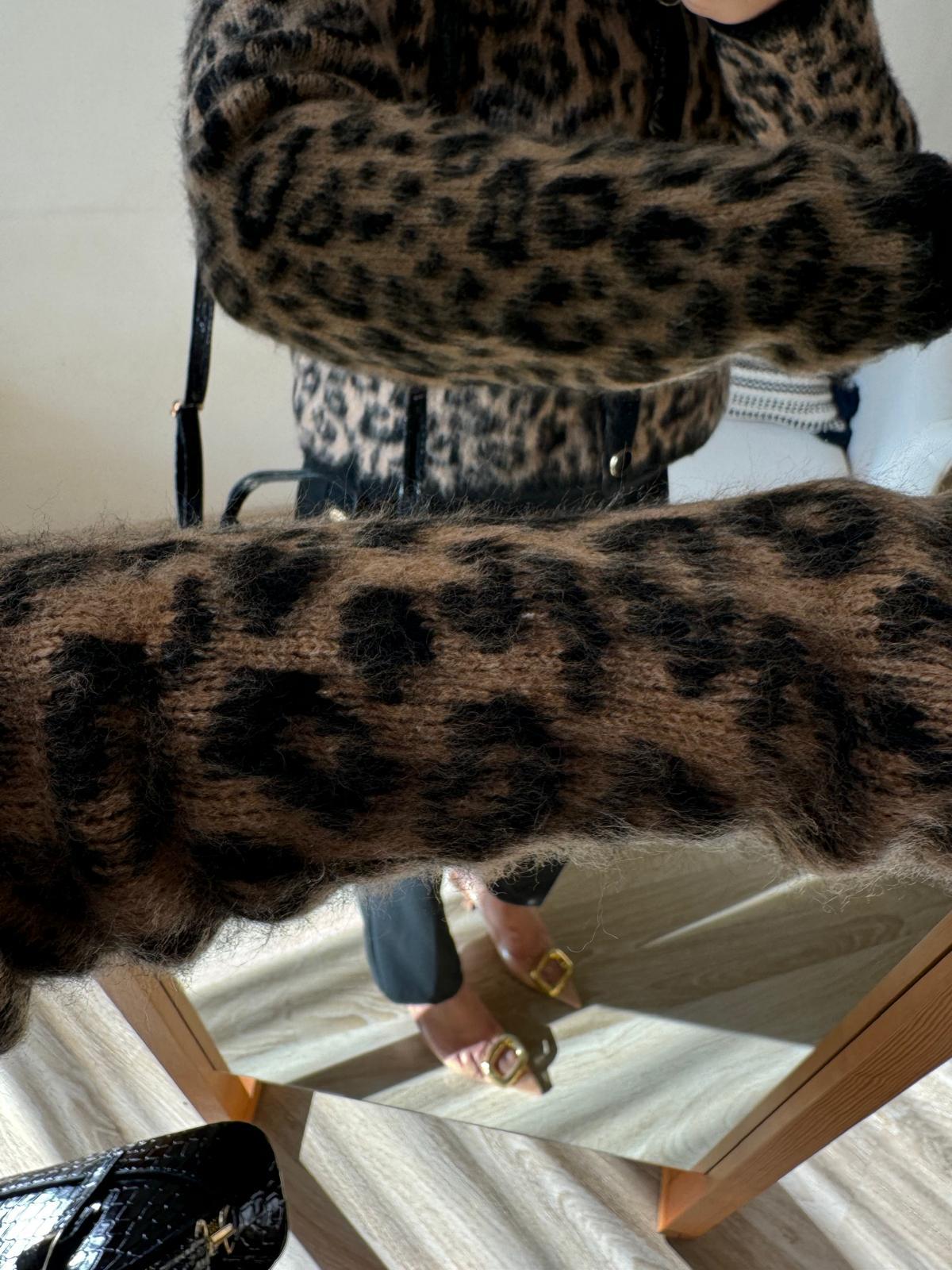 Leopar hırka
