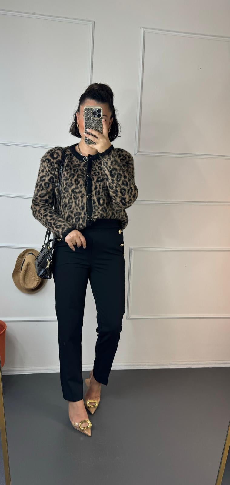 Leopar hırka