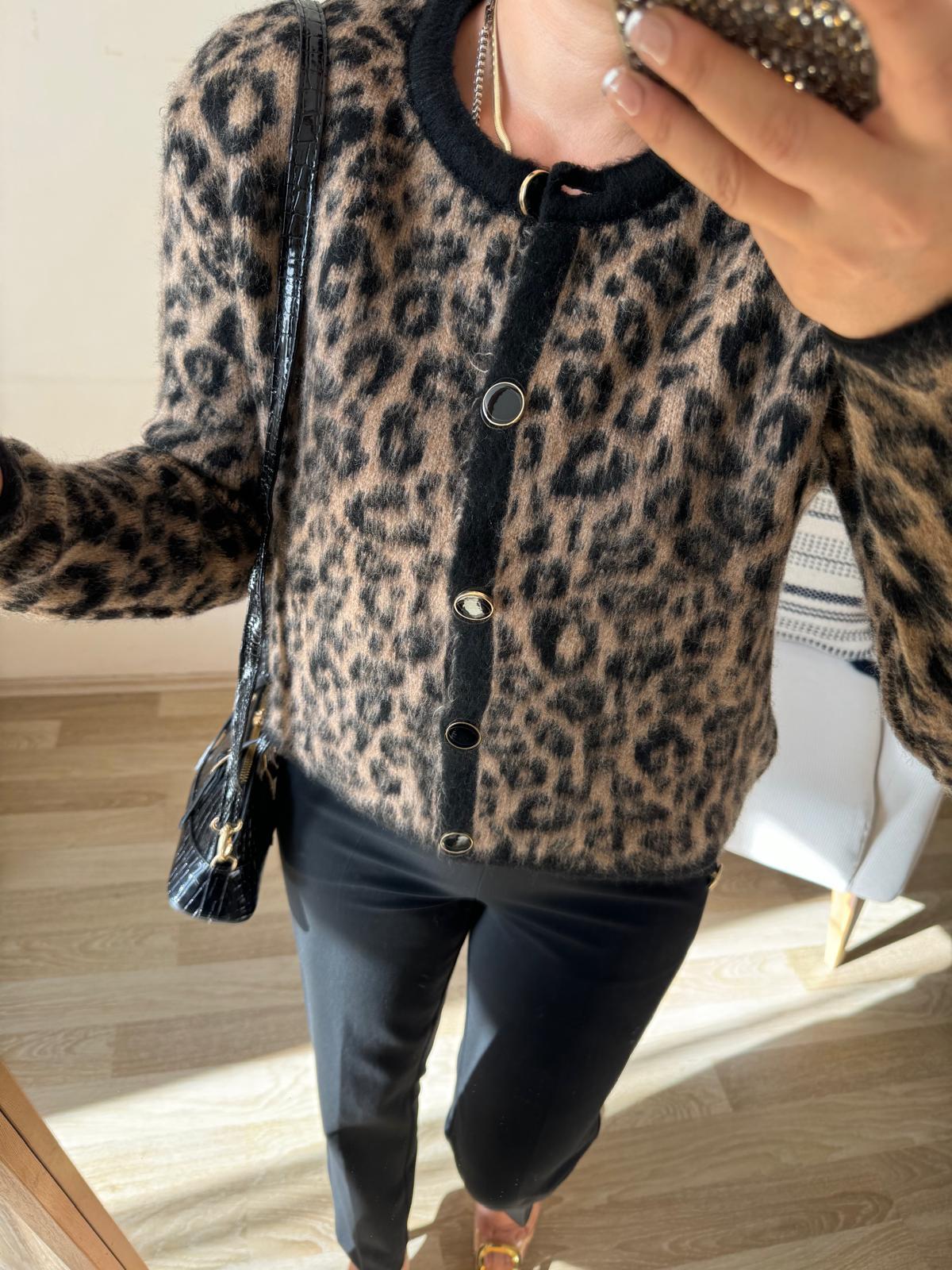 Leopar hırka