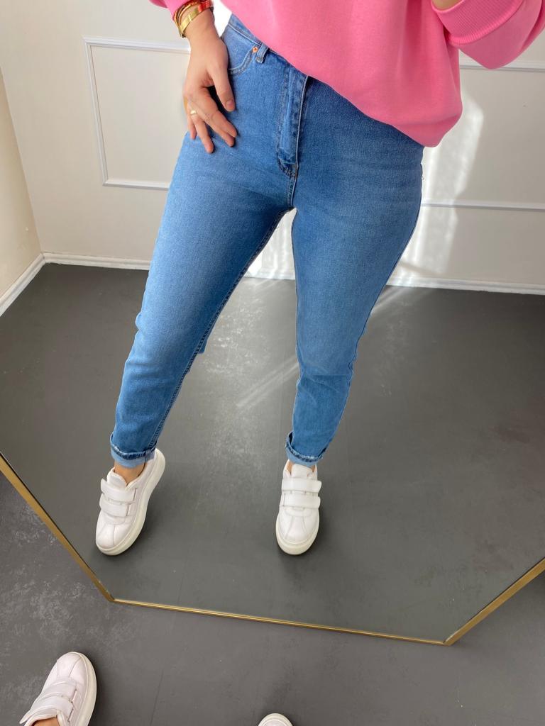Lıkralı mom jean