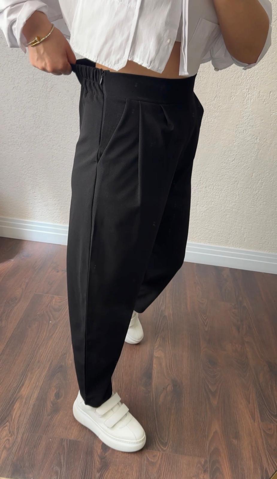 Lıkralı şalvar pantalon