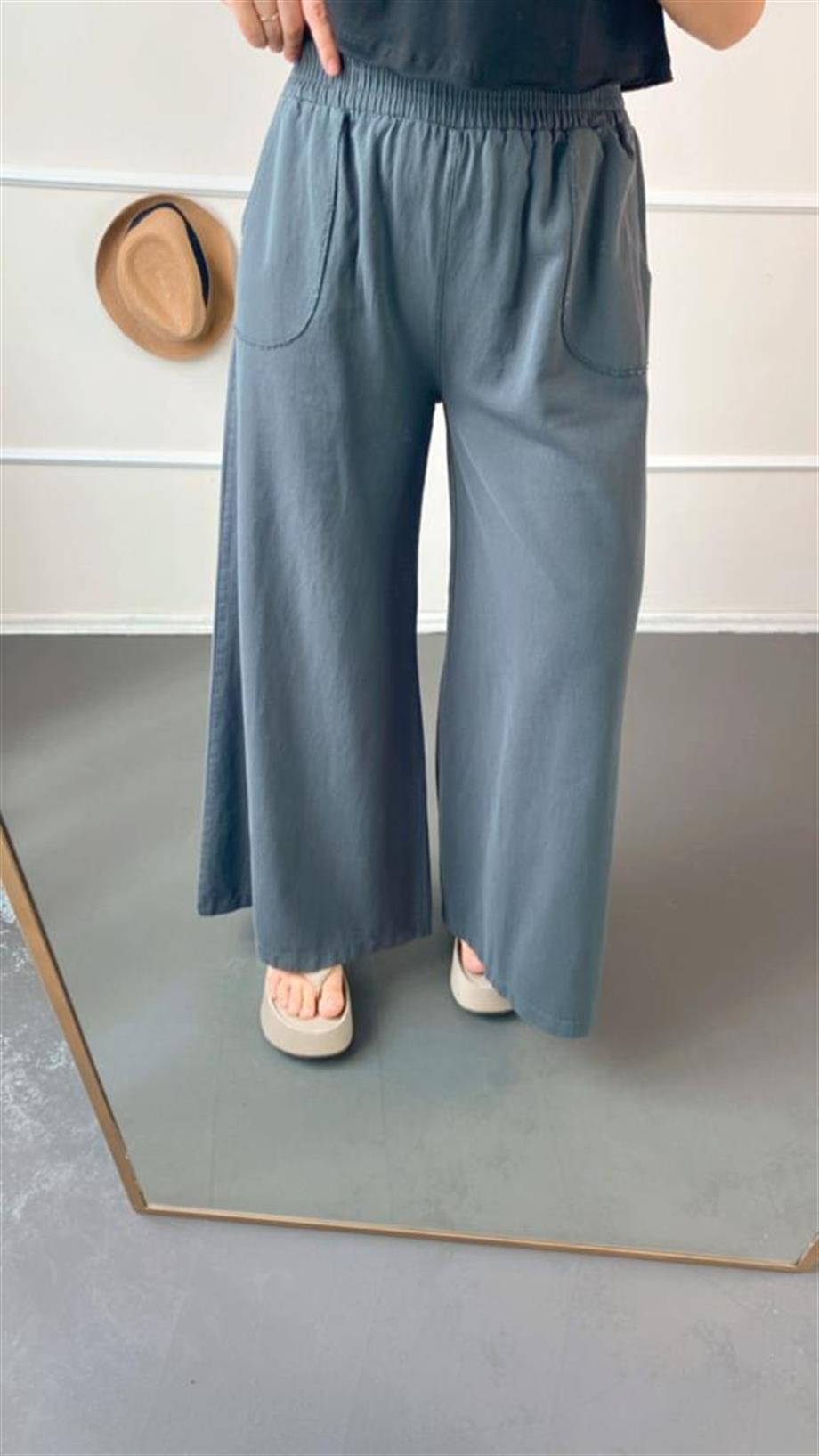 Pamuk keten pantalon