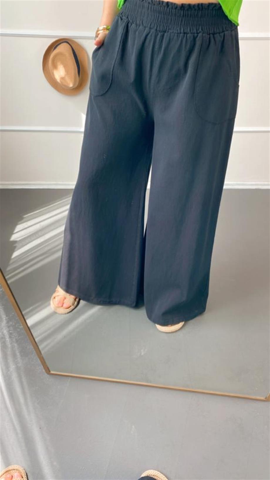 Pamuk keten pantalon