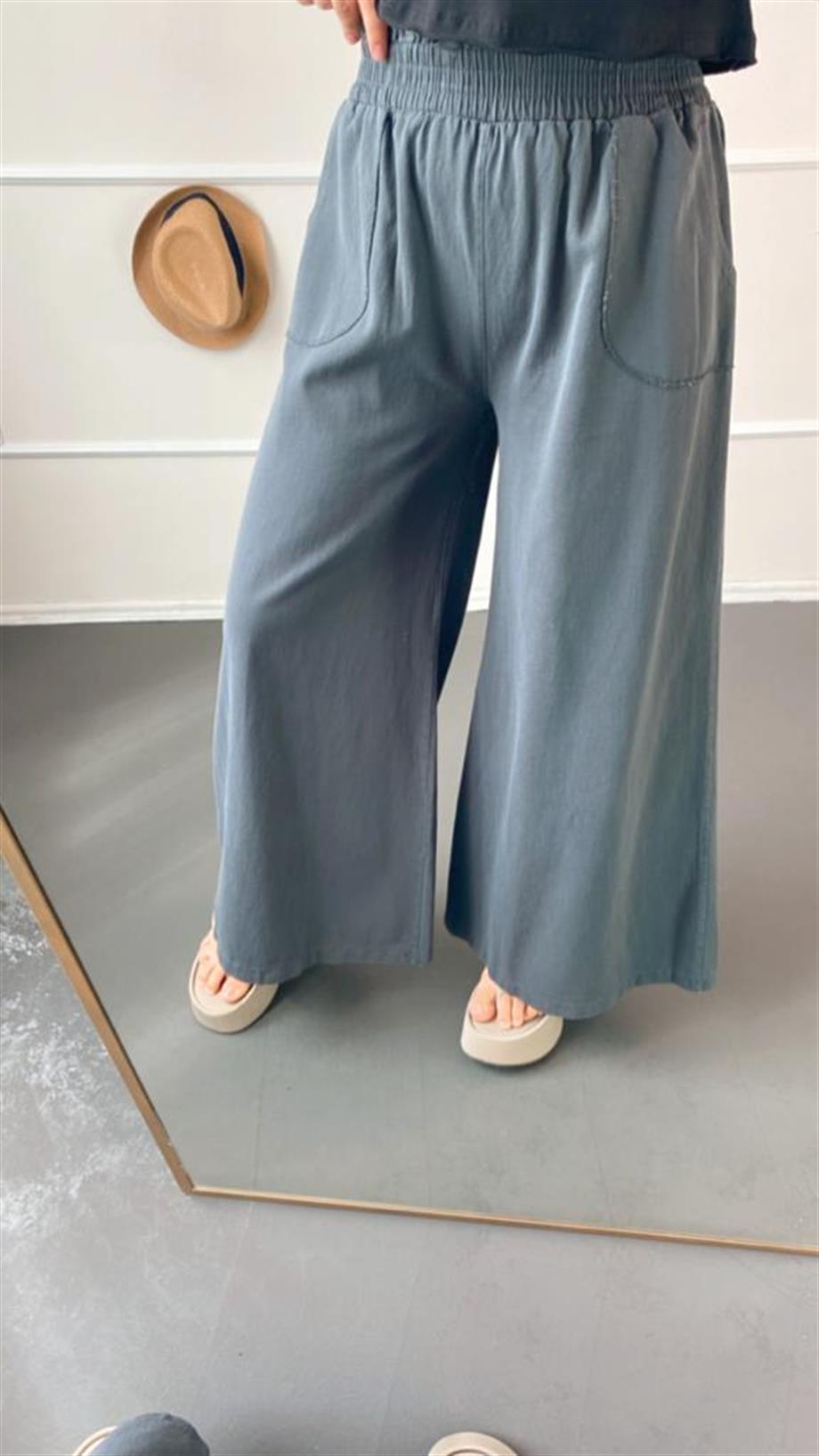 Pamuk keten pantalon