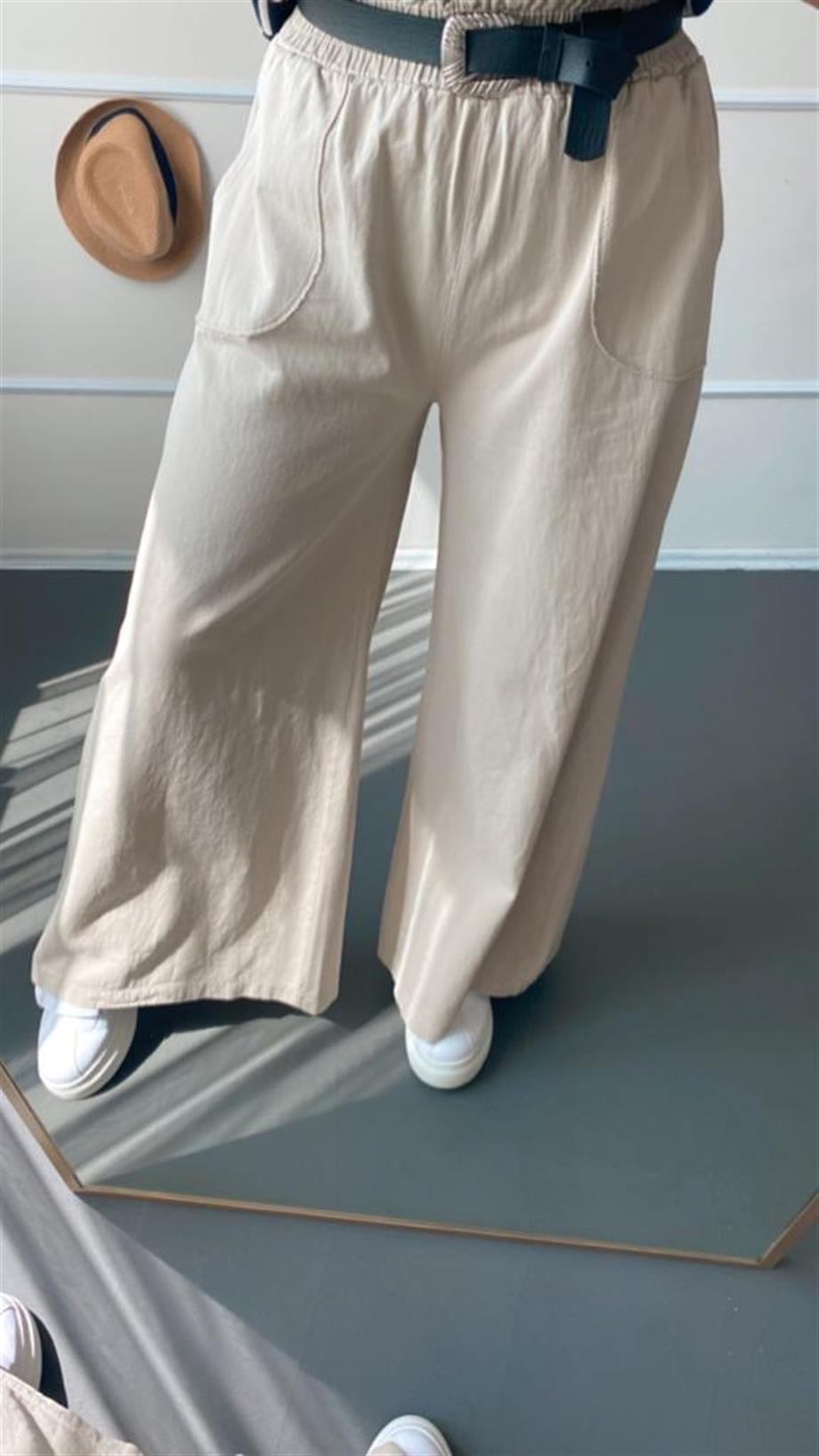 Pamuk keten pantalon