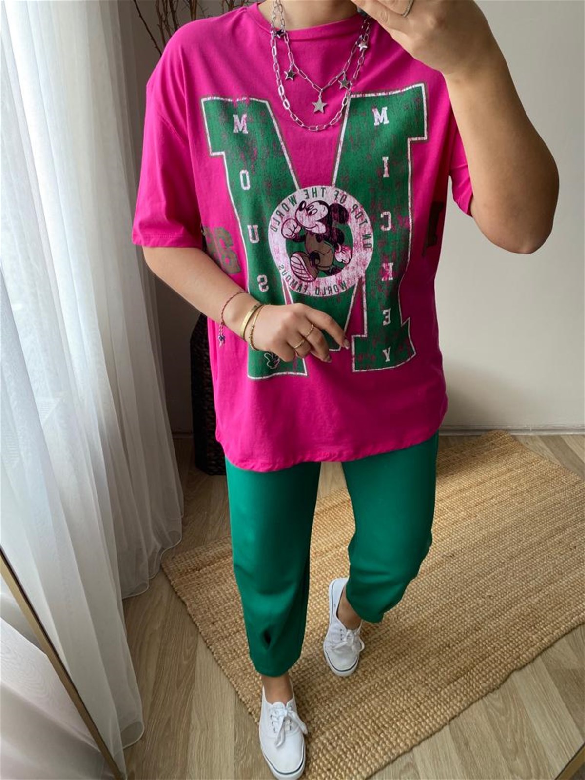 Pamuklu mıckey tshırt