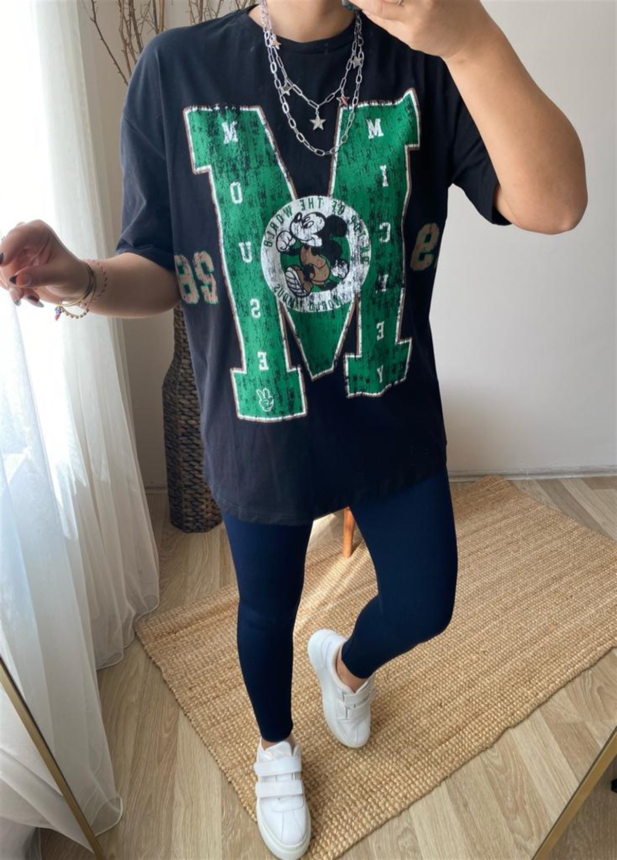 Pamuklu mıckey tshırt