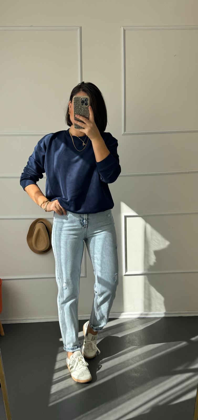 Pamuklu sweat
