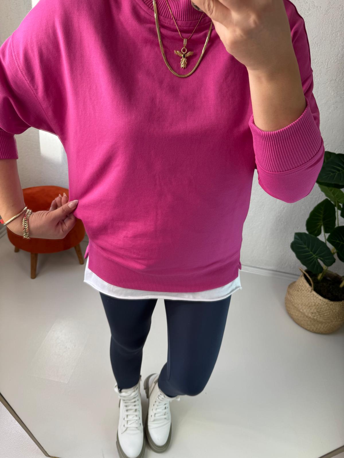 Şardonsuz Pamuklu Sweatshirt