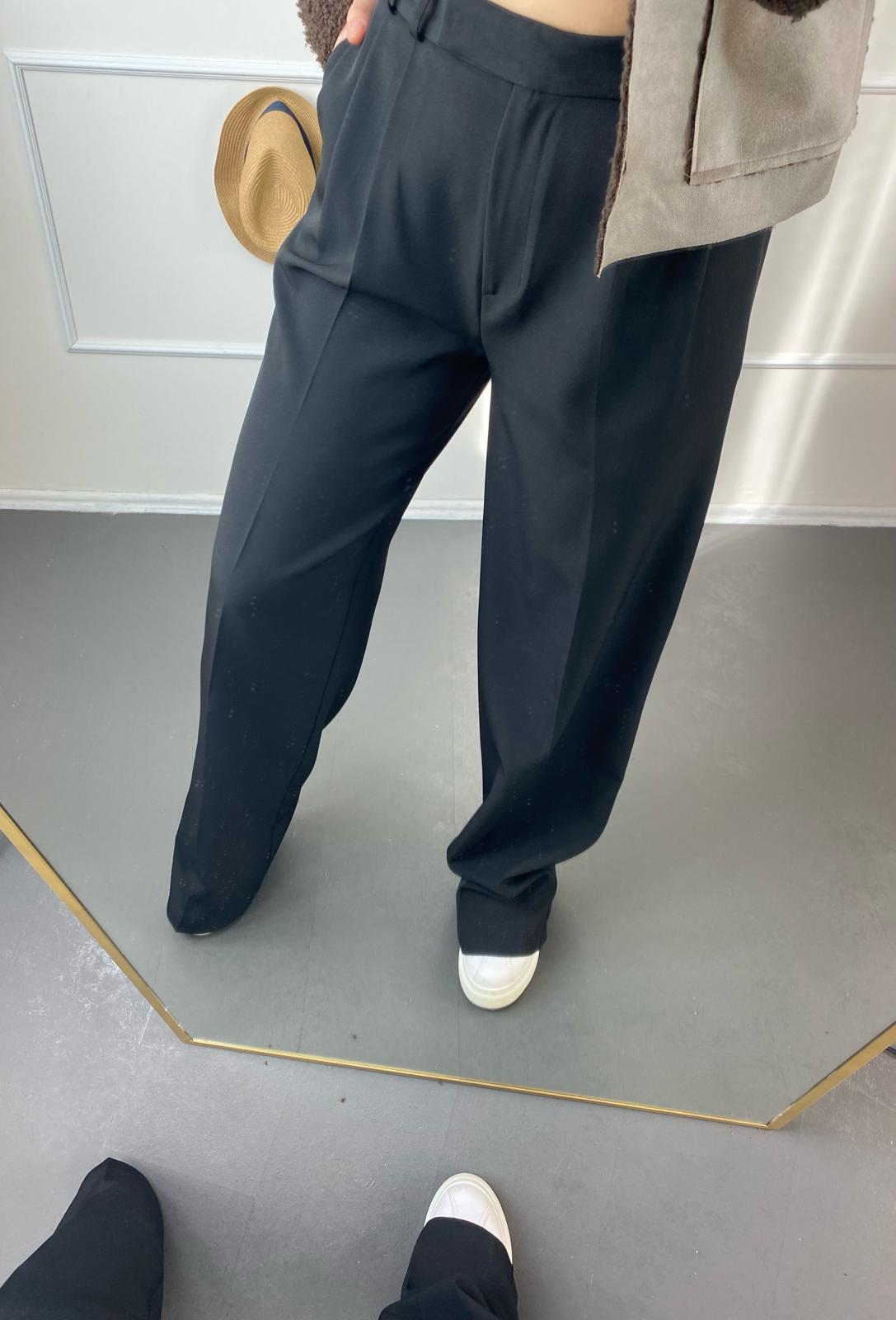 Siyah Palazzo pantalon