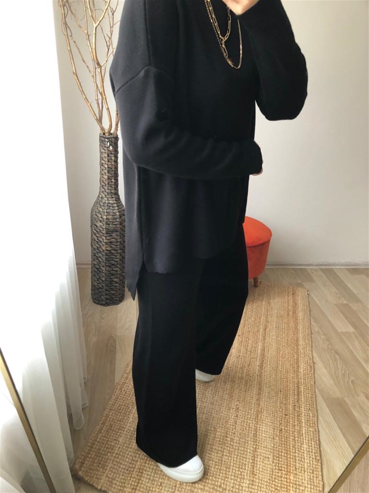 Standart beden çelik örgü triko takım