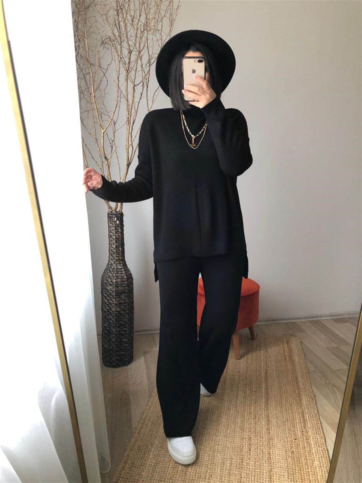 Standart beden çelik örgü triko takım