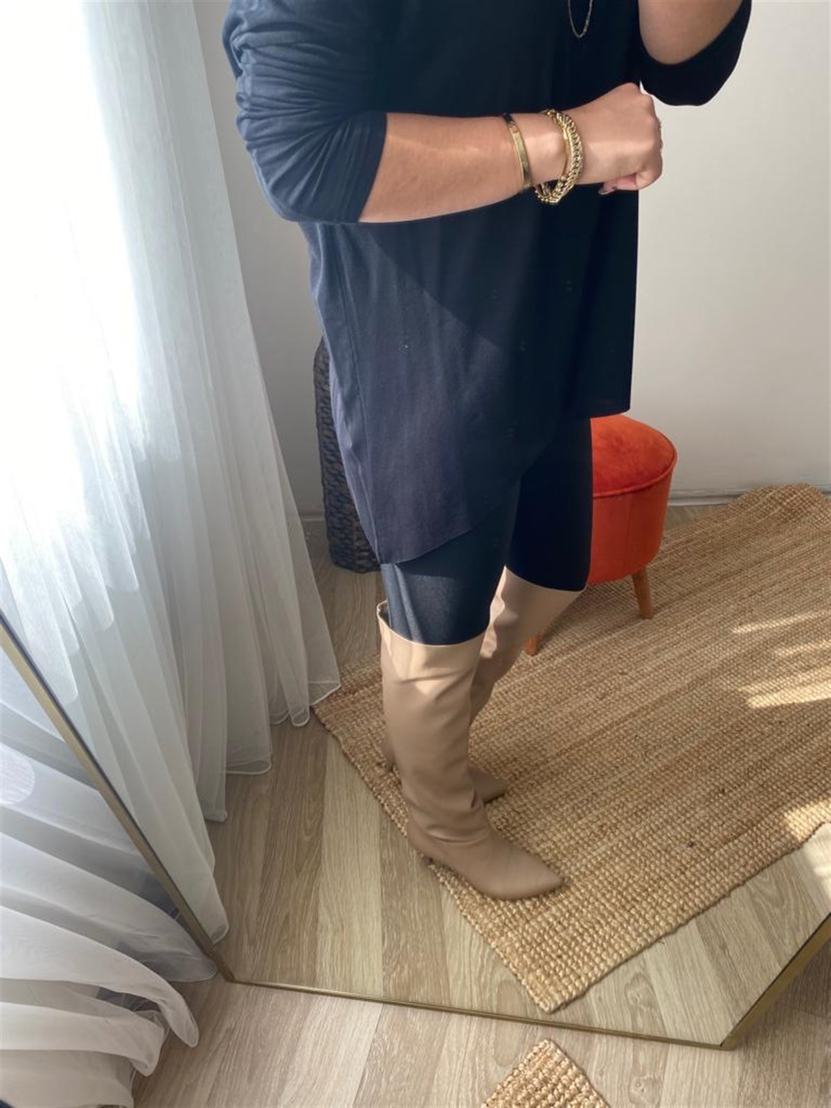 Standart beden lıkralı bluz