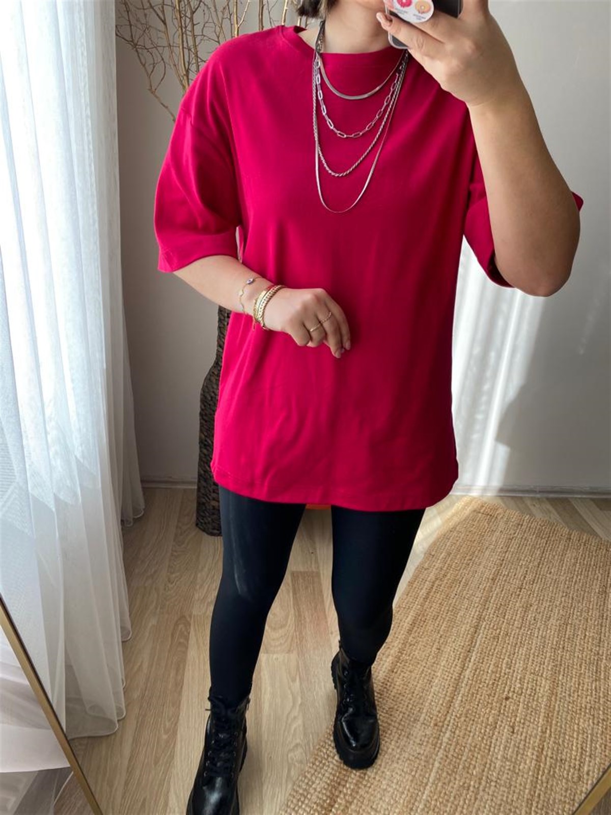 Standart beden pamuklu tshırt