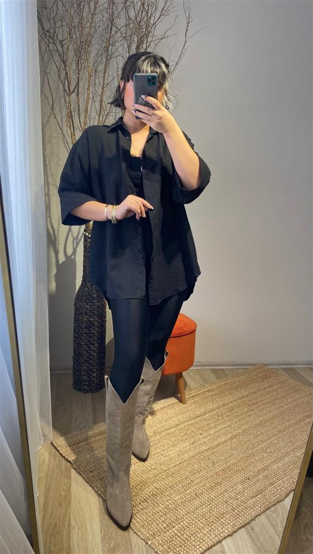 Standart beden tencel kumas gomlek