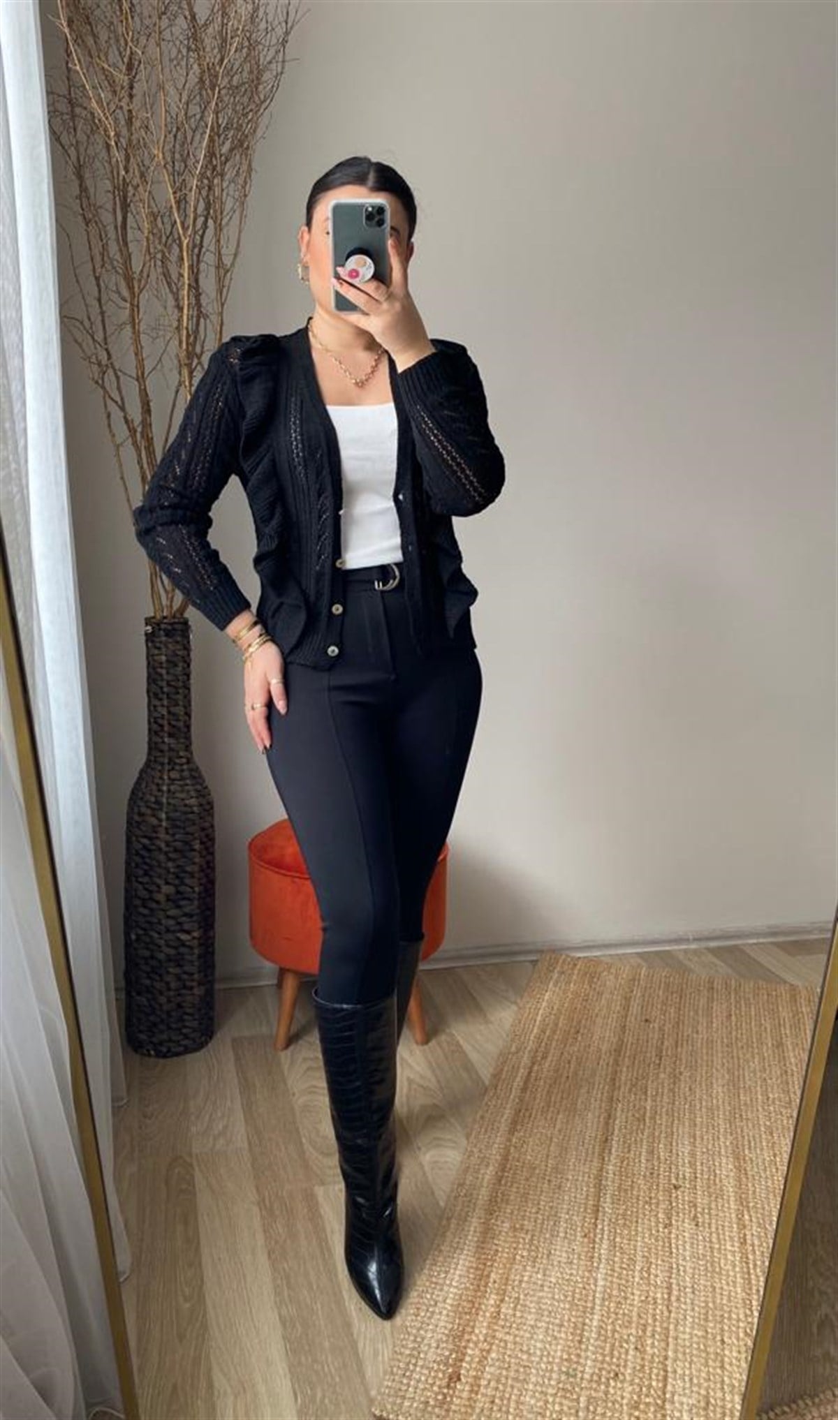 Standart beden trıko hırka