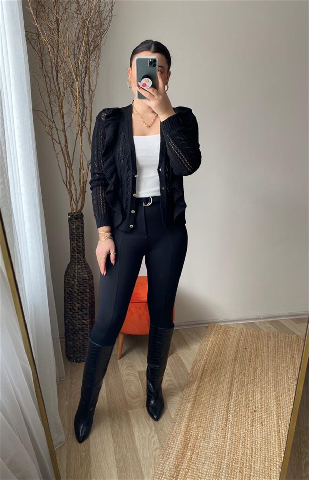 Standart beden trıko hırka