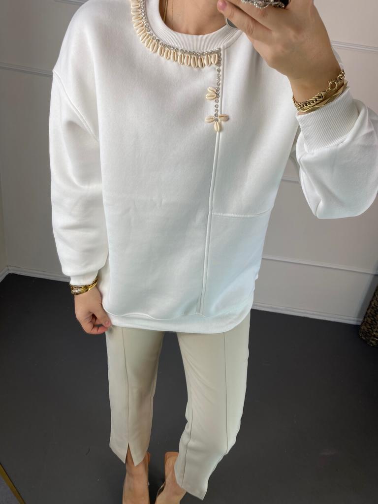 Taslı sweat
