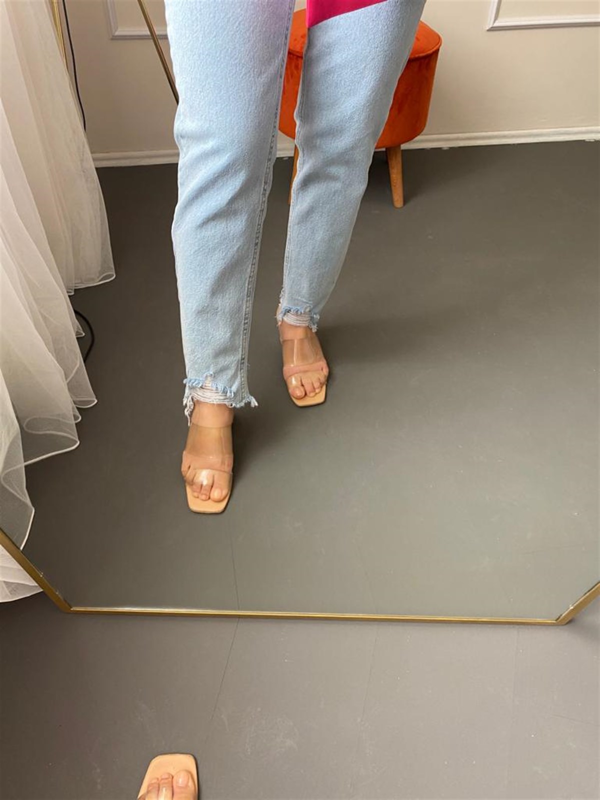 Yukse bel mom jean