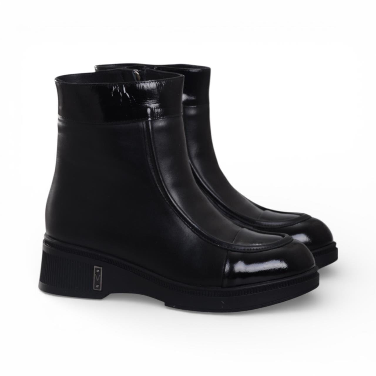 Kadın Günlük Bot - Siyah Rgn-Deri