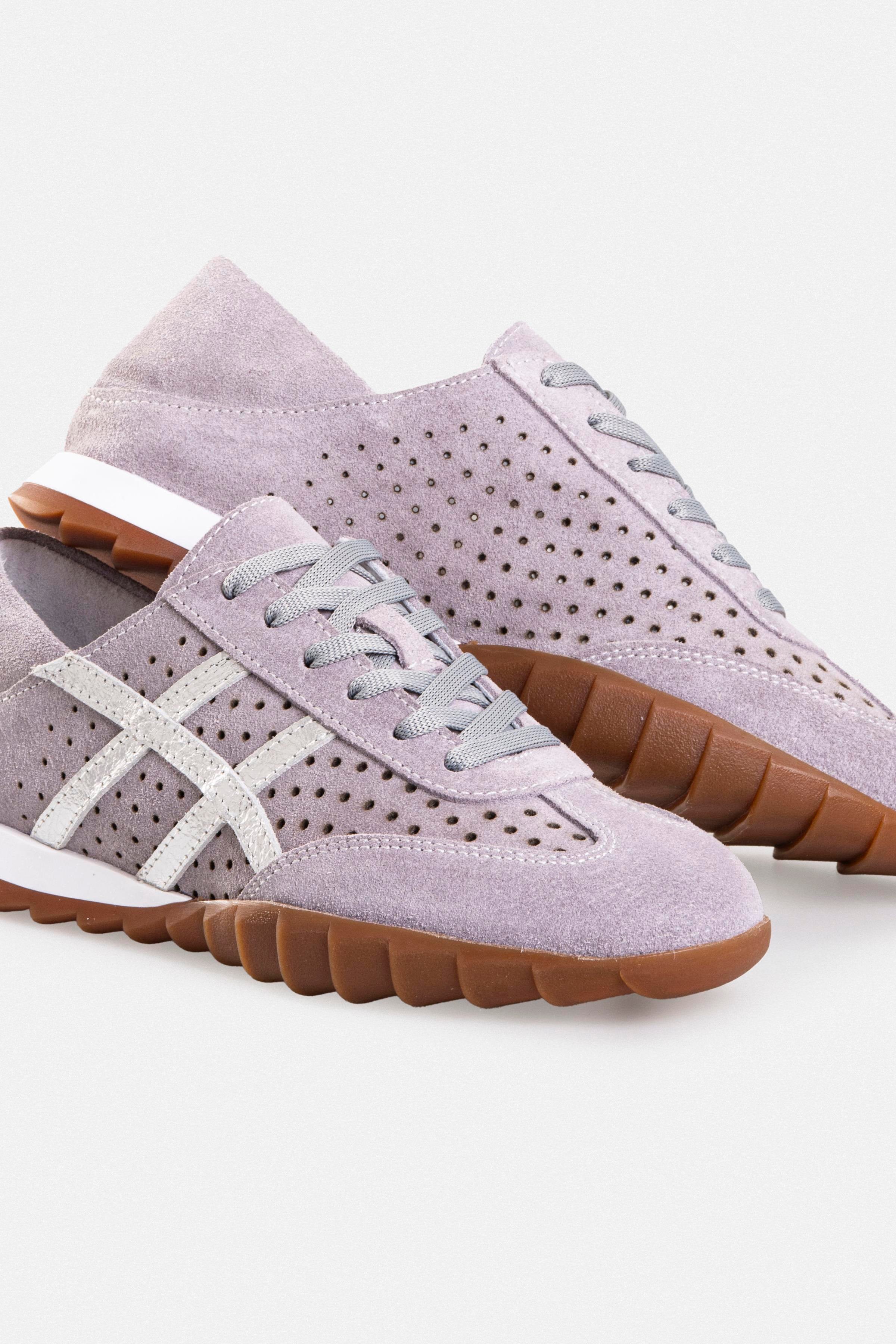 Kadın Günlük Spor Ayakkabı - Gri Süet