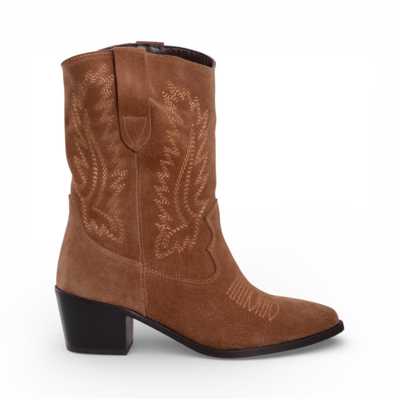 Kadın Kalın Topuklu Bot - Desert Süet