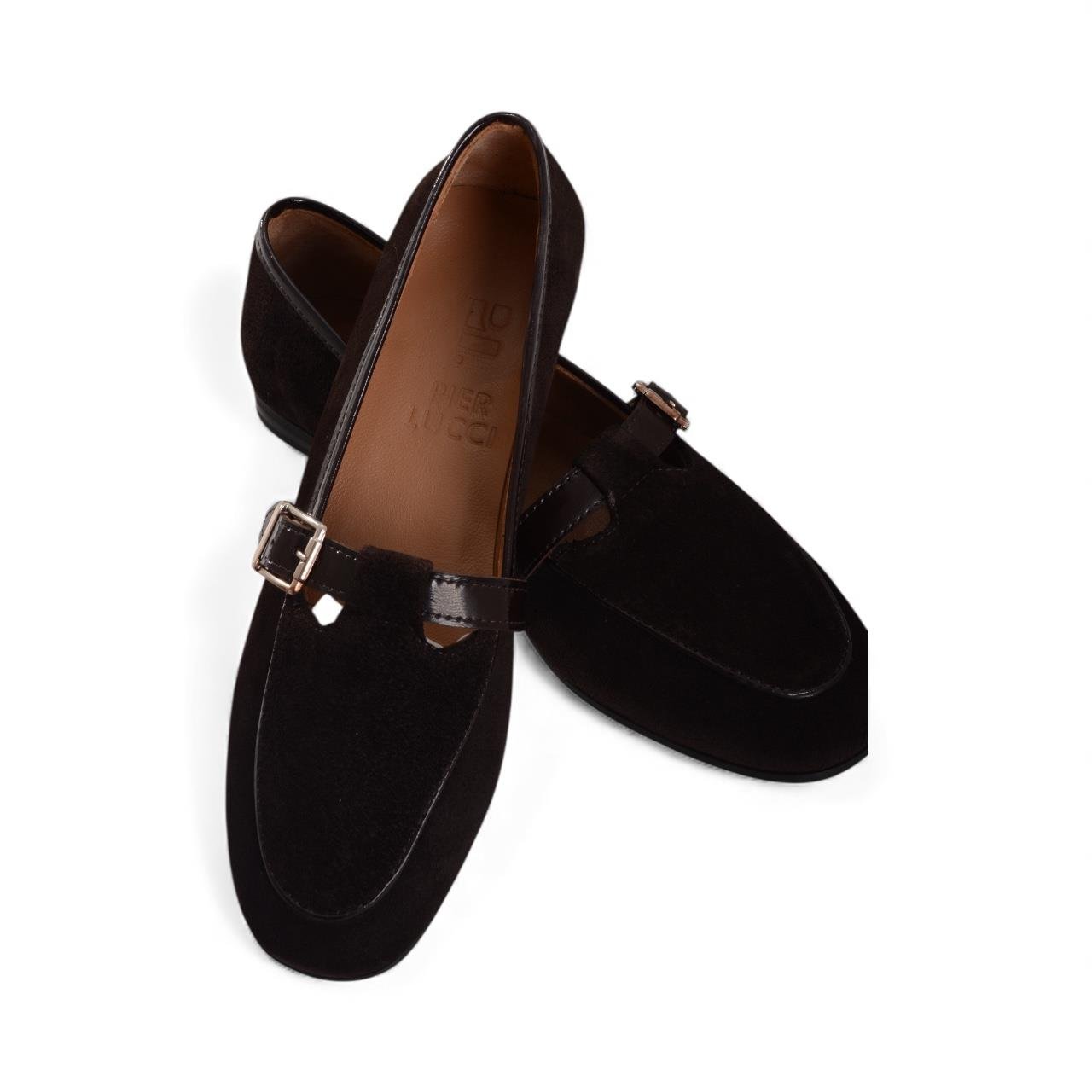 Kadın Tokalı Loafer Babet Ayakkabı